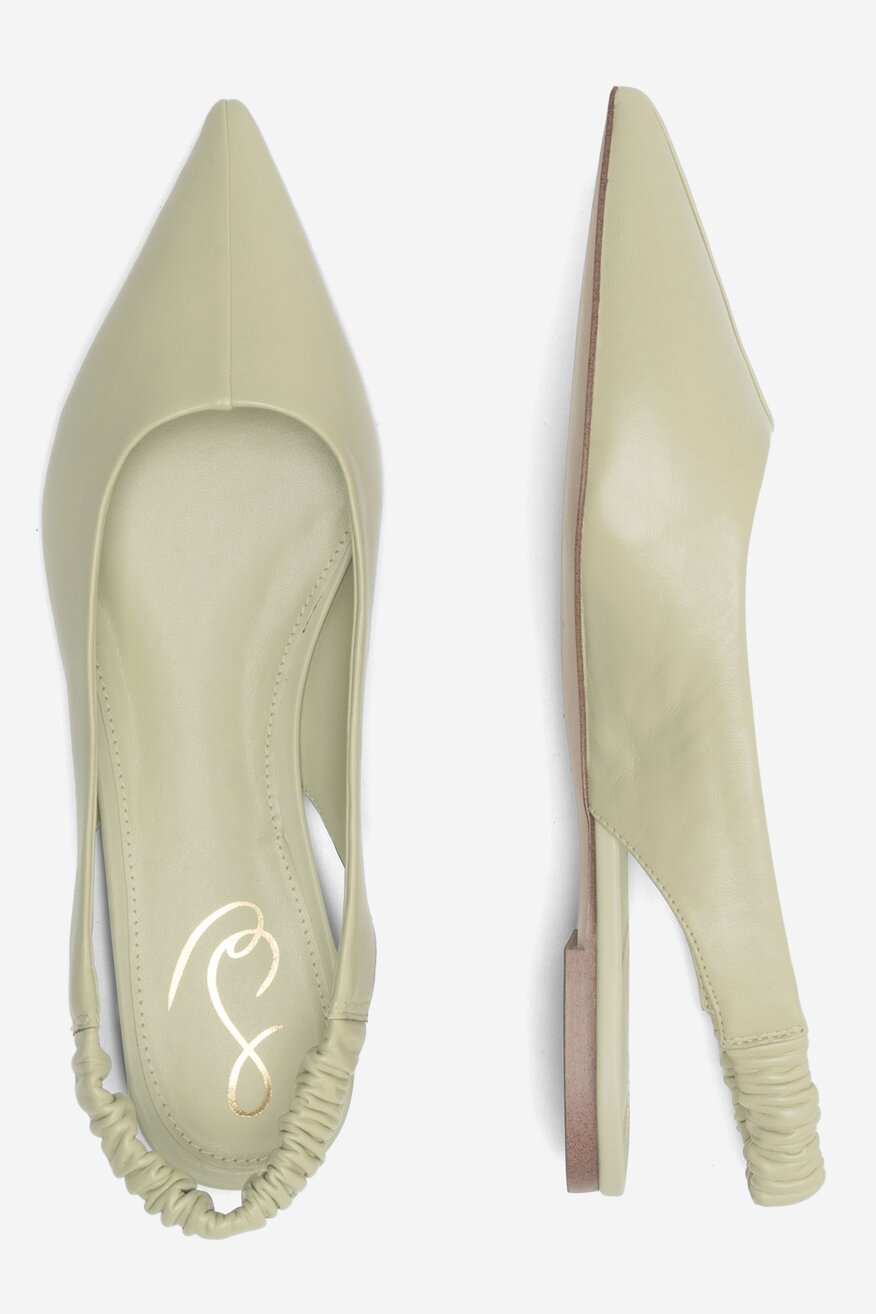SAM EDELMAN - Baleriny skórzane bez pięty - 2230042232147