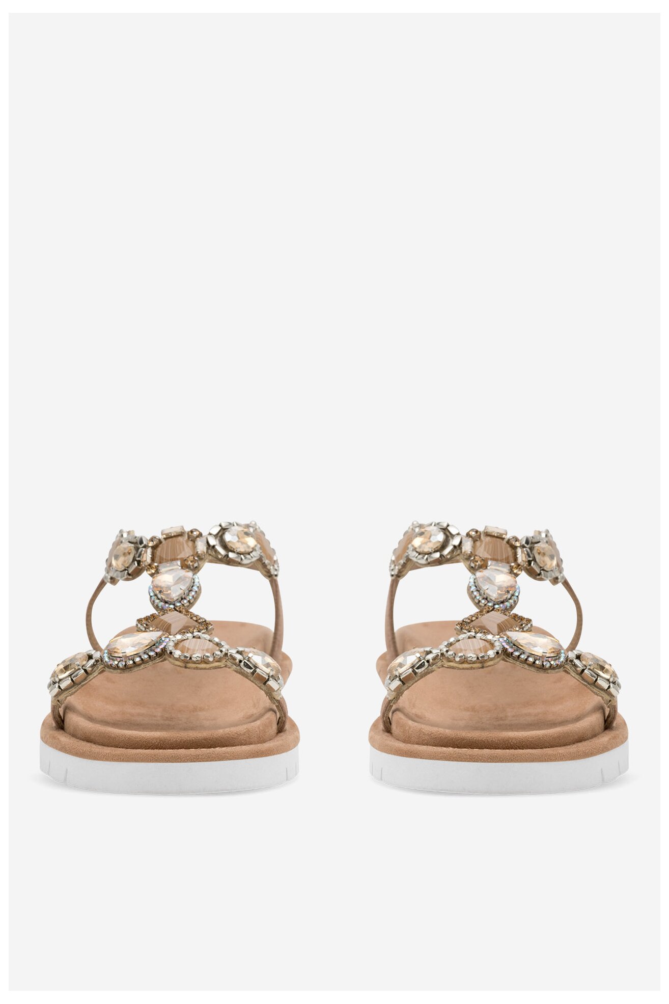 Сандали EVA MINGE MATILDE-V1175-95 БЕЖОВ