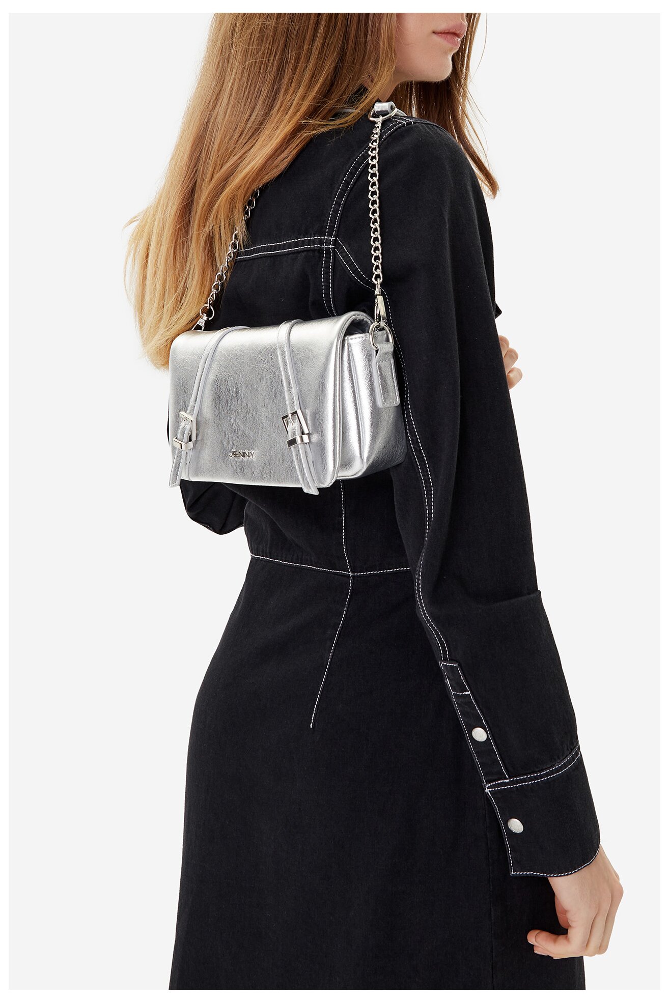 Geantă de mână Jenny C-JNY-M-011-08 ARGINTIU