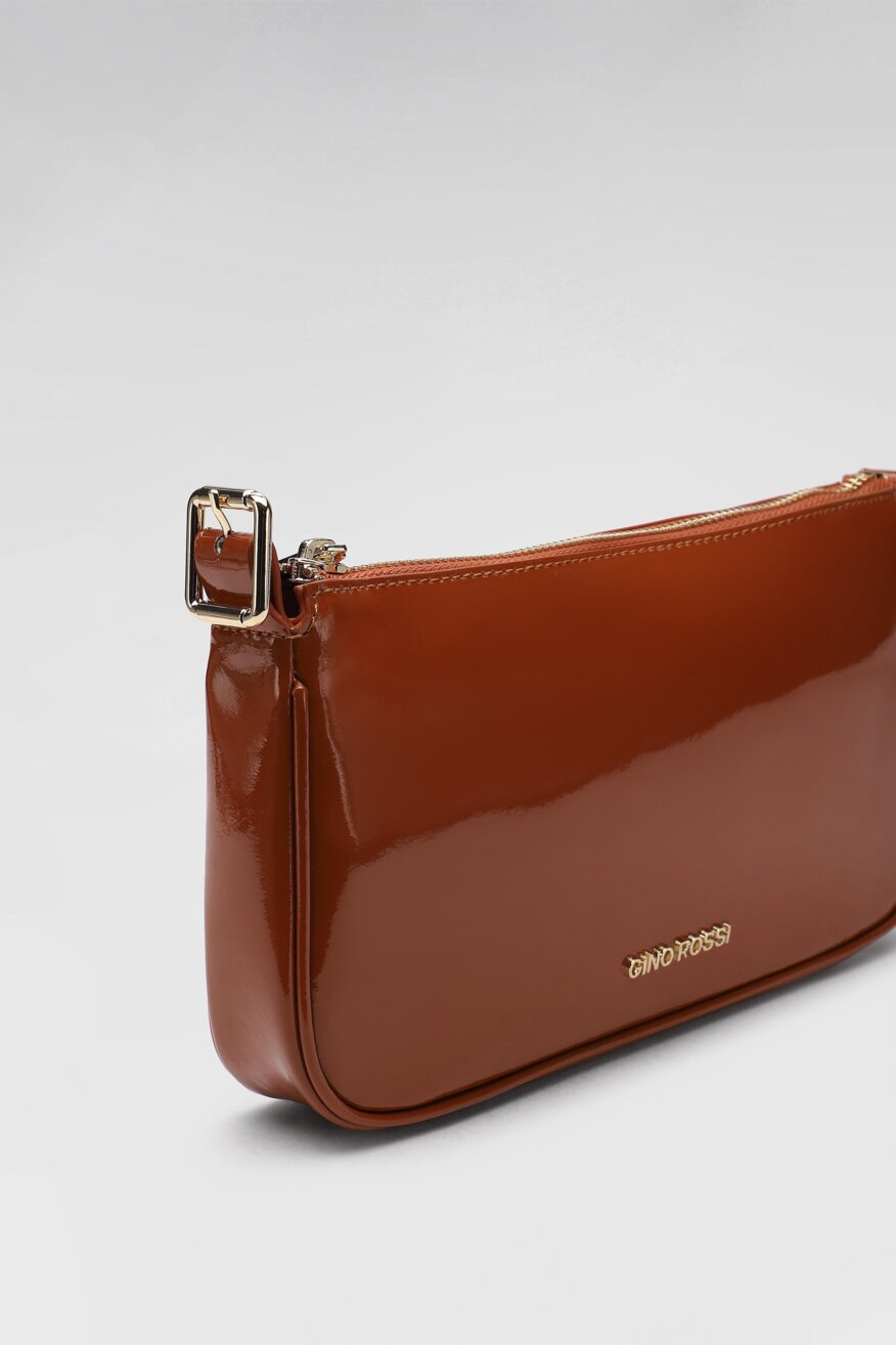 
                Gino Rossi - Torebka skórzana brązowa - 5903698361338