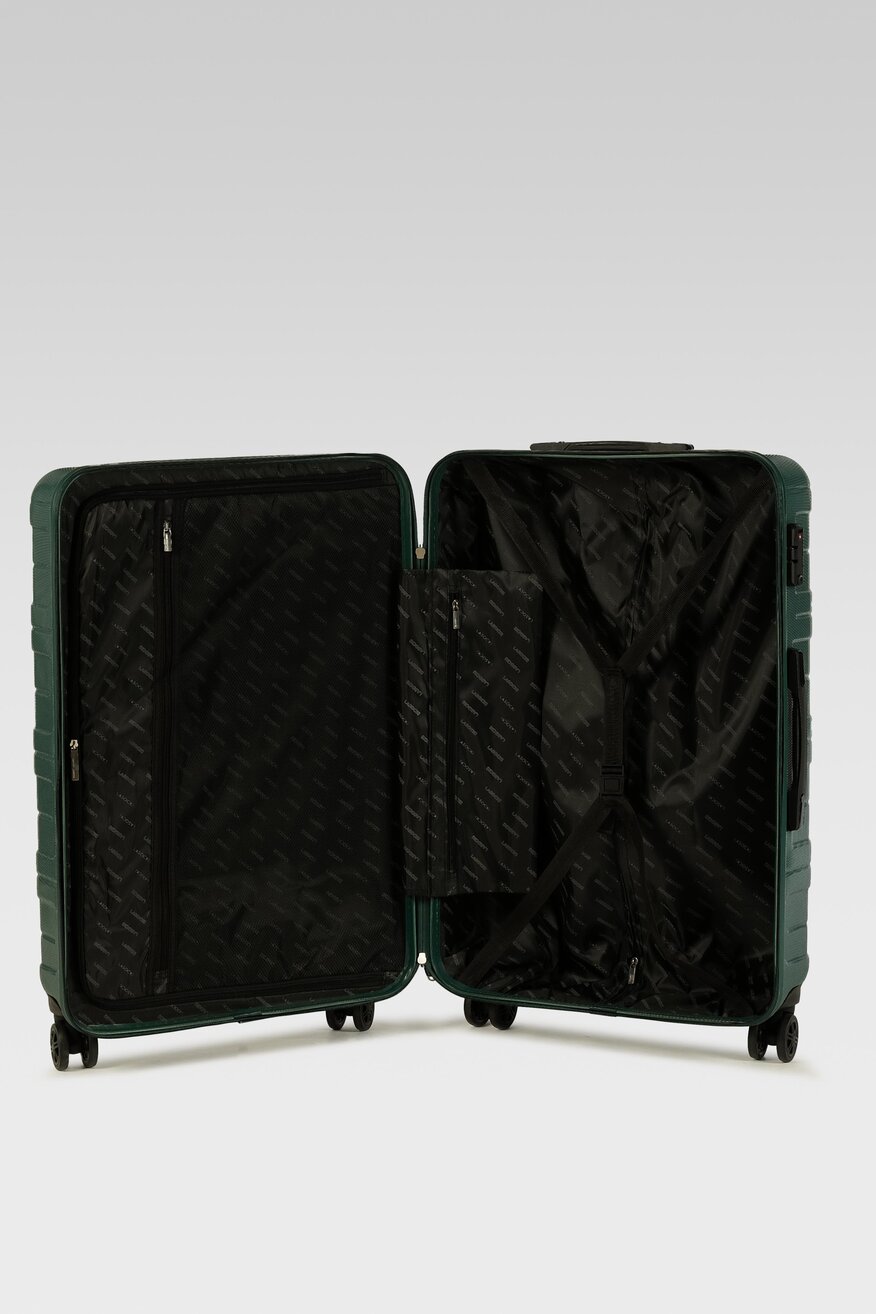 Lasocki - Duża twarda walizka zielona - 5904862269535