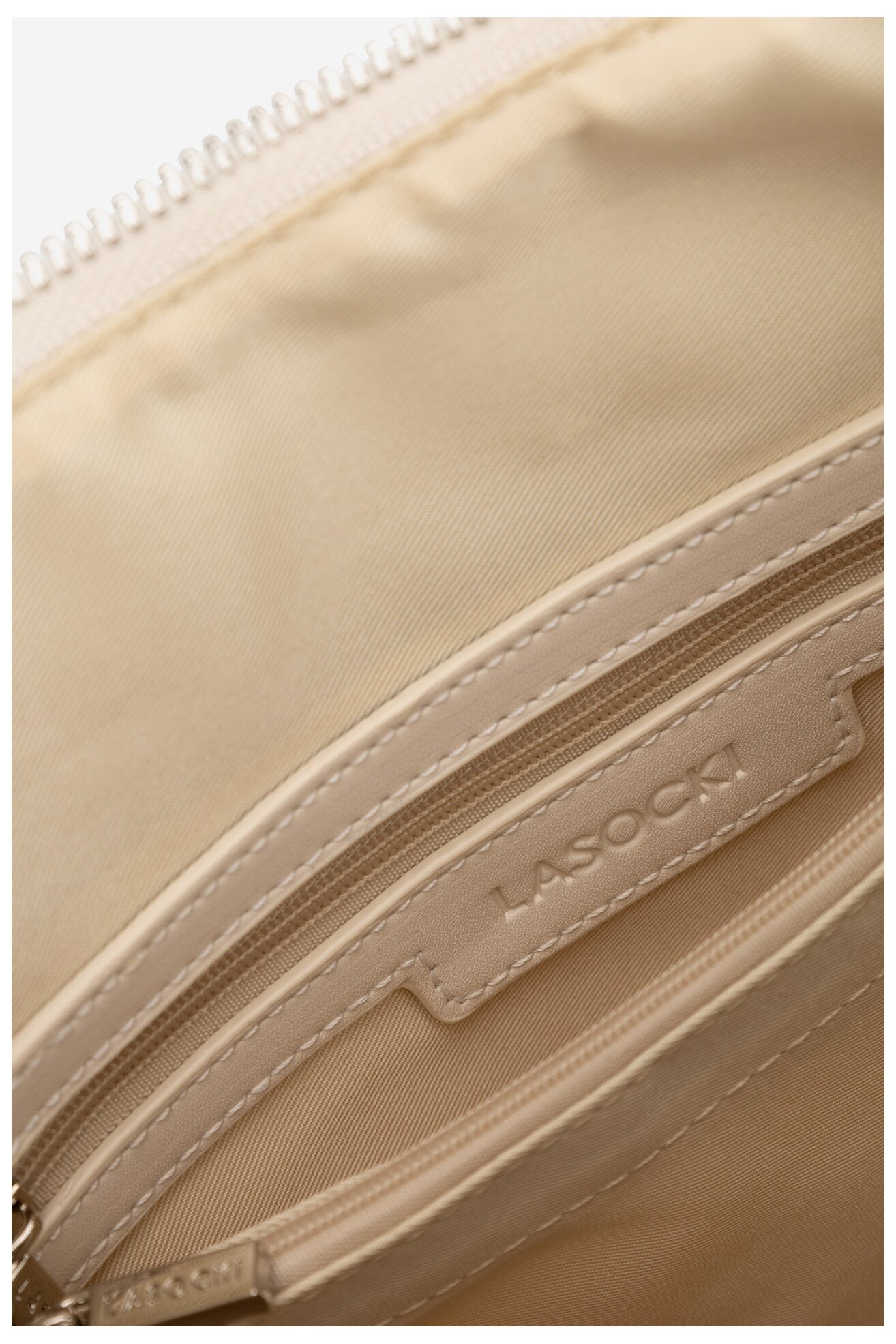 Kézitáska Lasocki LSK-X-002-07 CSONTSZÍNŰ