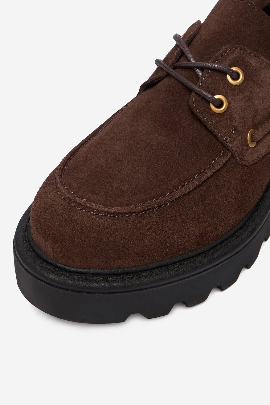 Badura - Loafersy zamszowe - 5906751388365