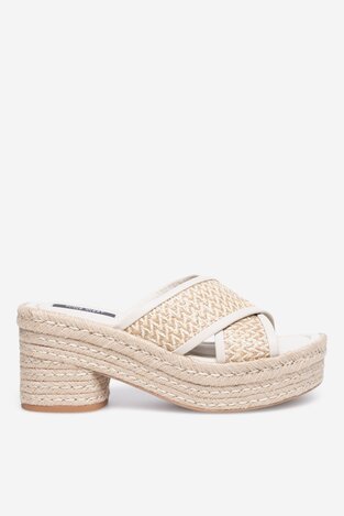 Шльопанець NINE WEST WYL2734-1 БЕЖЕВИЙ