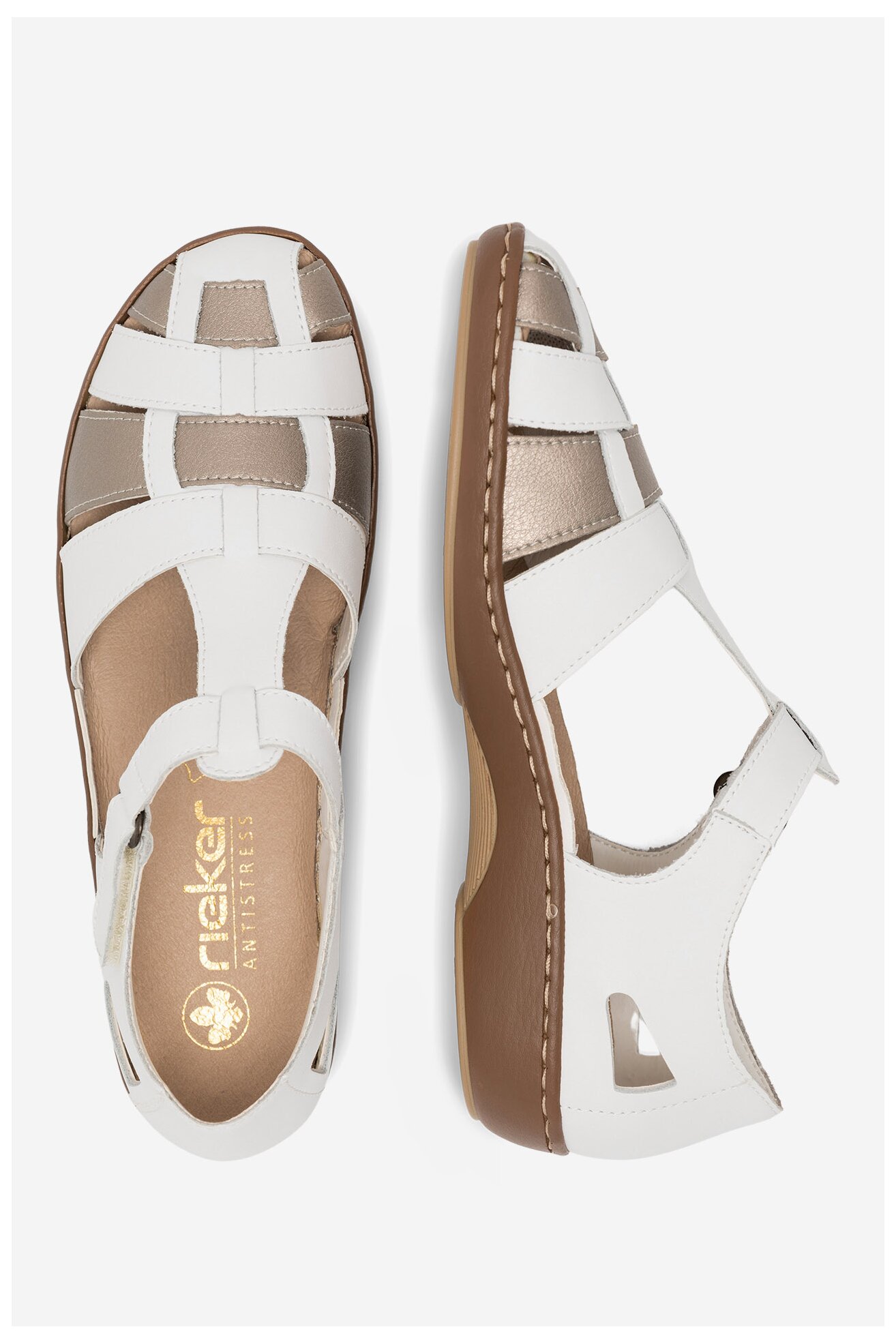 Сандали Rieker 45869-80 БЯЛ