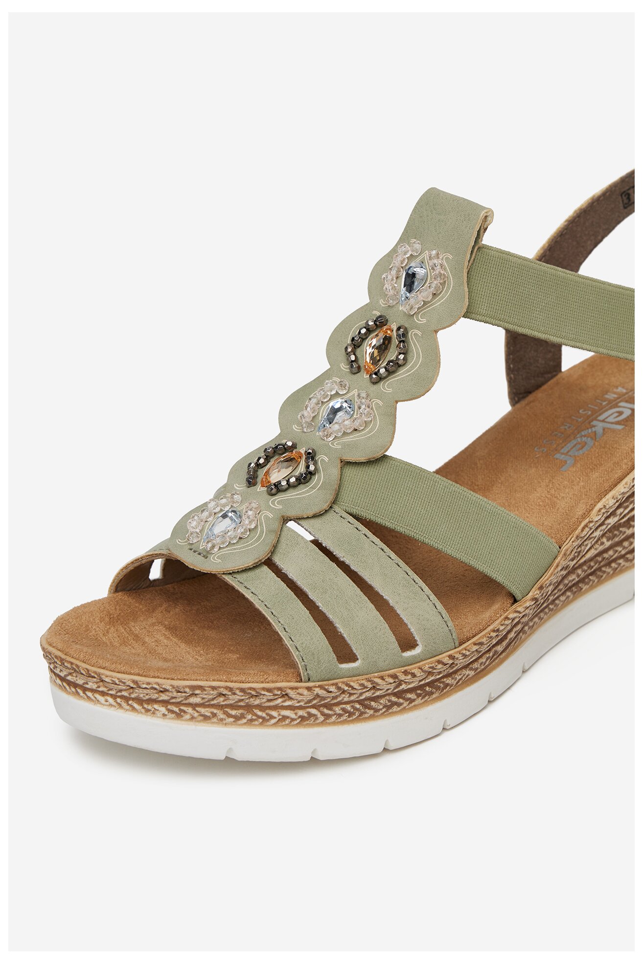 Сандали Rieker 619B2-52 СВЕТЛОЗЕЛЕН