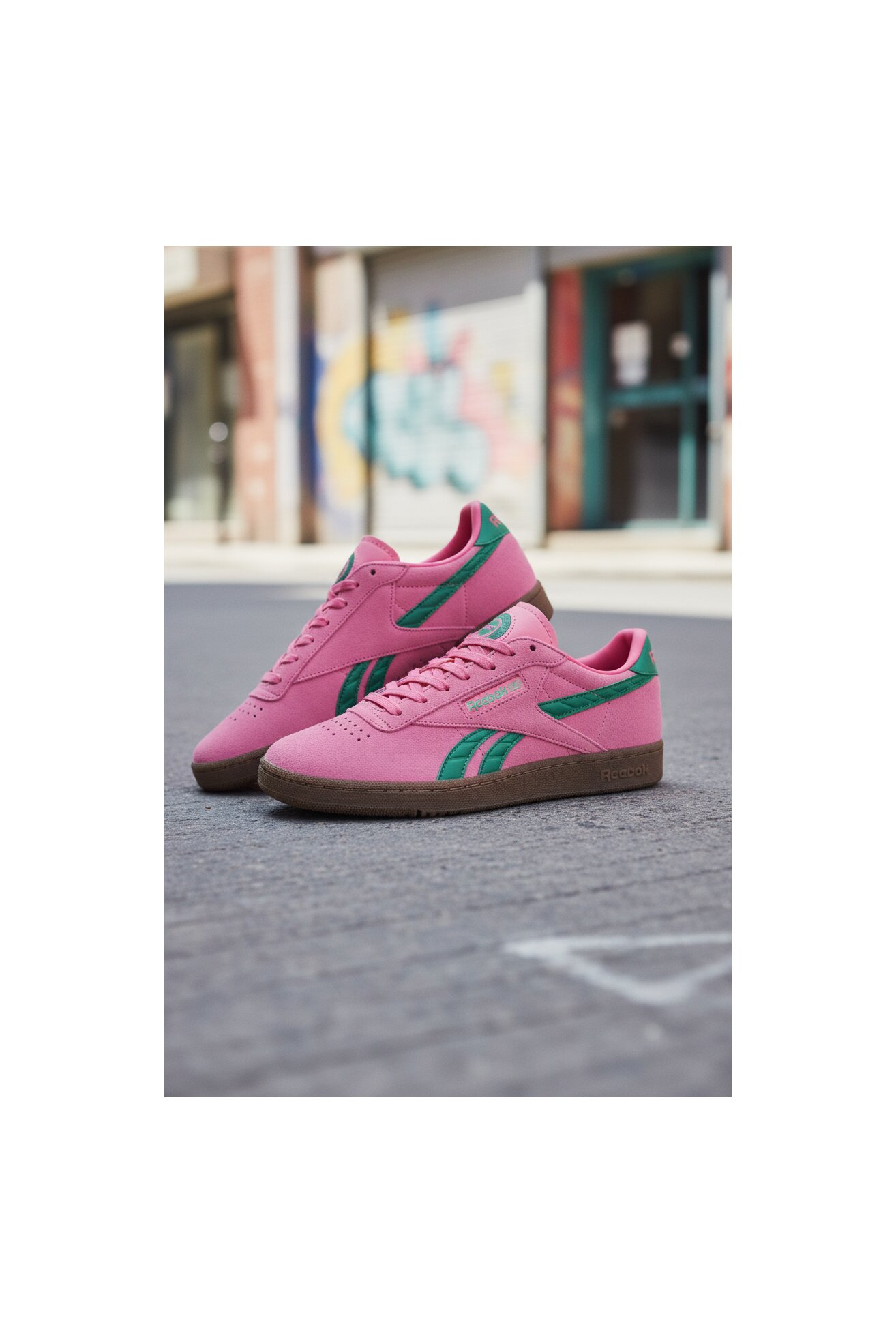 Sportcipő Reebok EO-CLUB C GROUNDS UK 100229526 RÓZSASZÍN