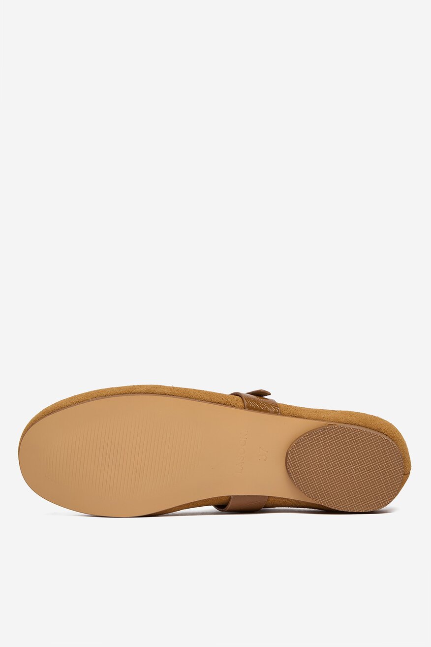 
                Lasocki - Baleriny skórzane - 5906751634837