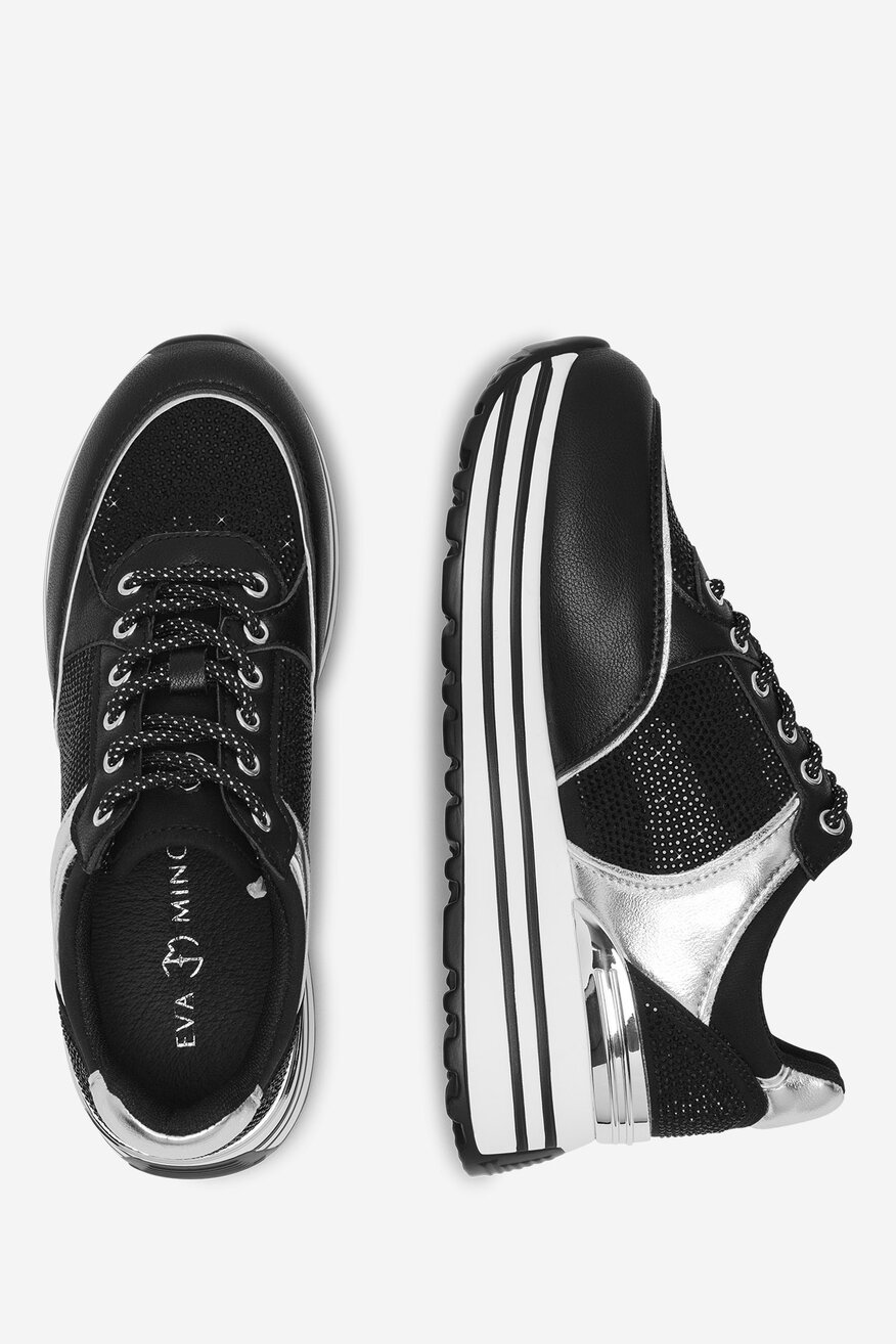 Sneakerși EVA MINGE NEGRU - 5905588475026