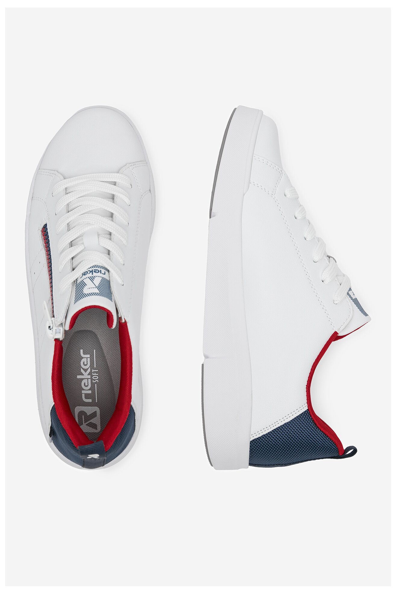 Sneakerși Rieker Revolution Lifestyle 41906-80 ALB