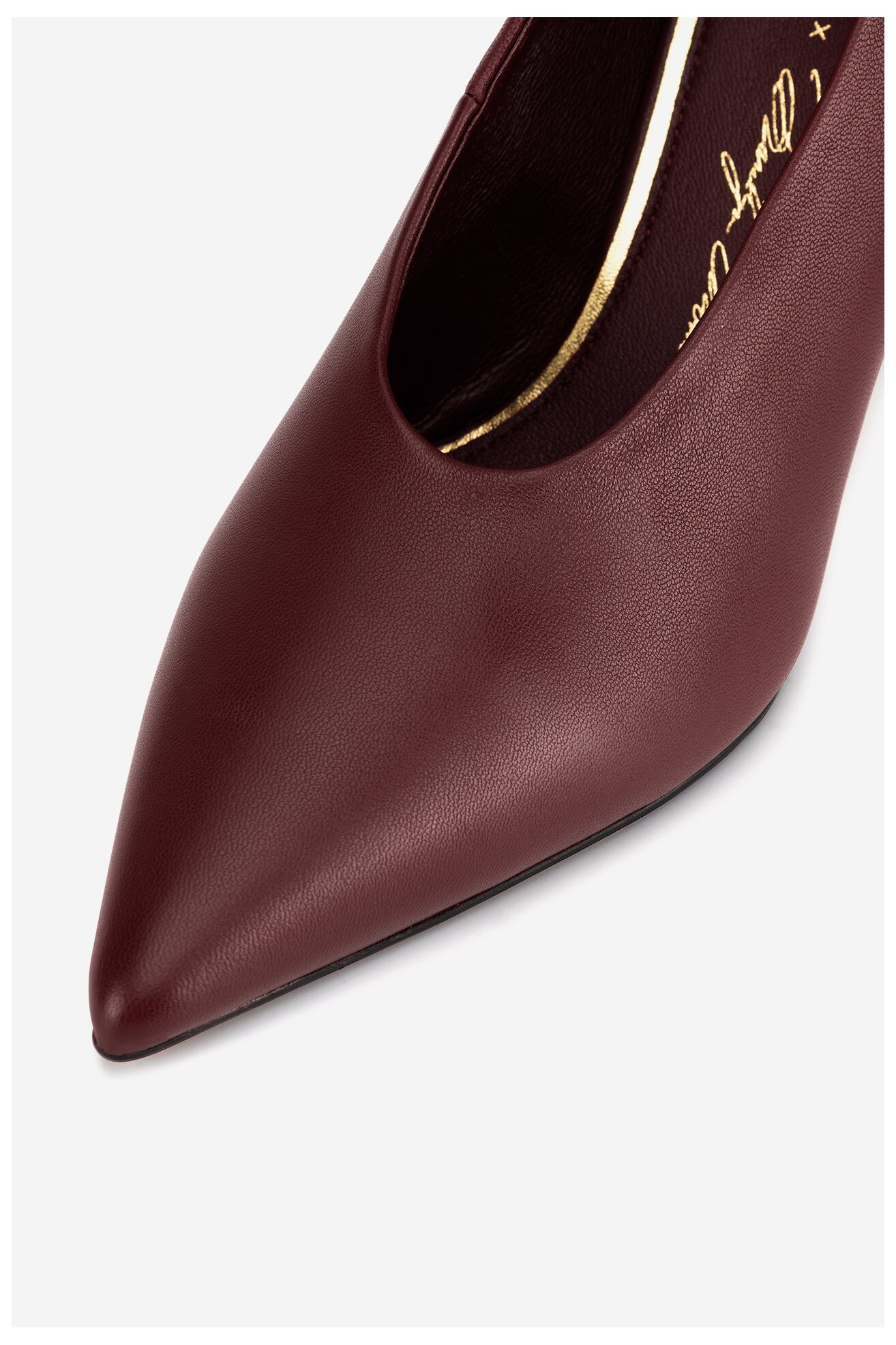 Pantofi cu toc Gino Rossi CLEO-1527-1-TB GRENA ÎNCHIS