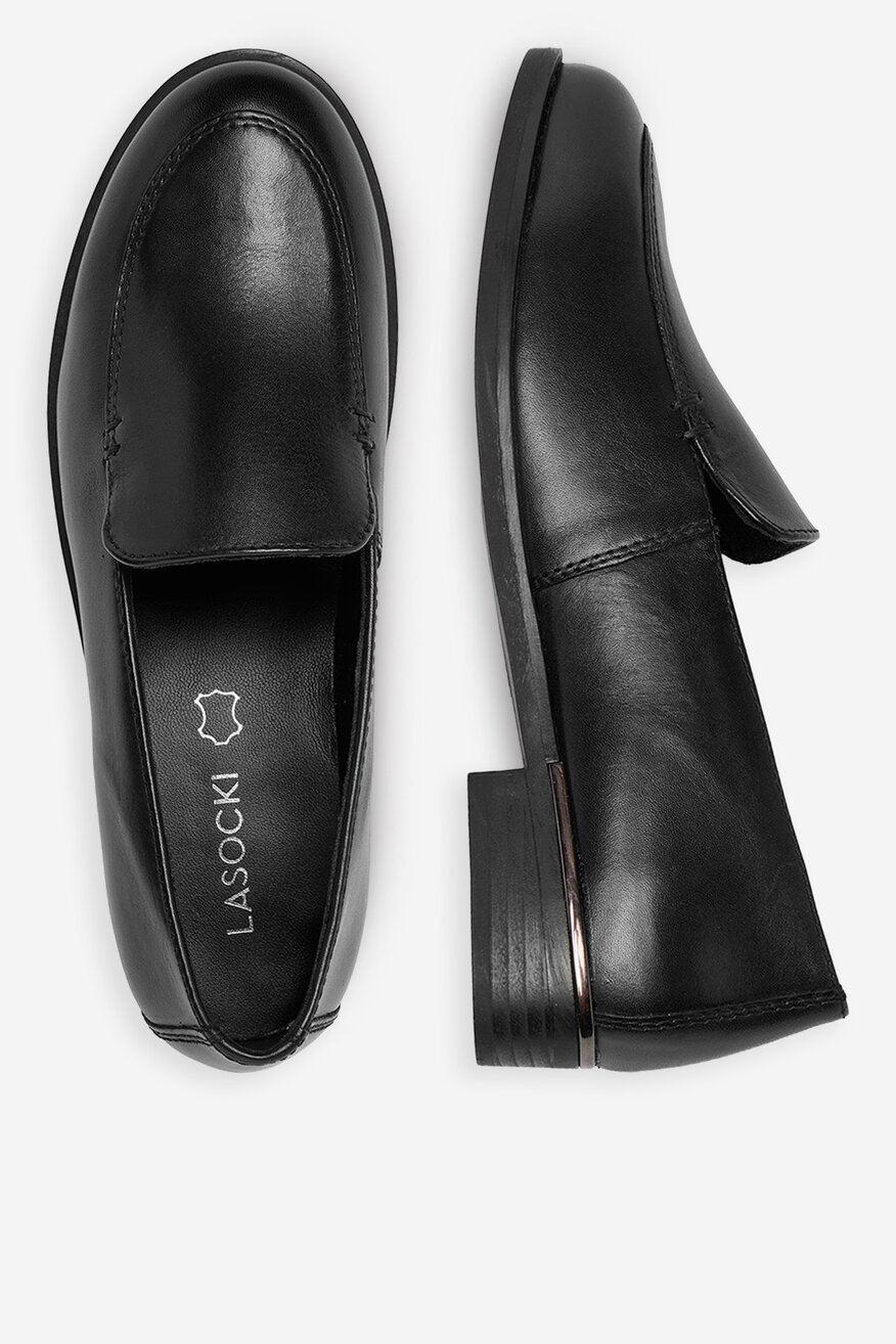 
                Lasocki - Loafersy skórzane - 5906751673164
