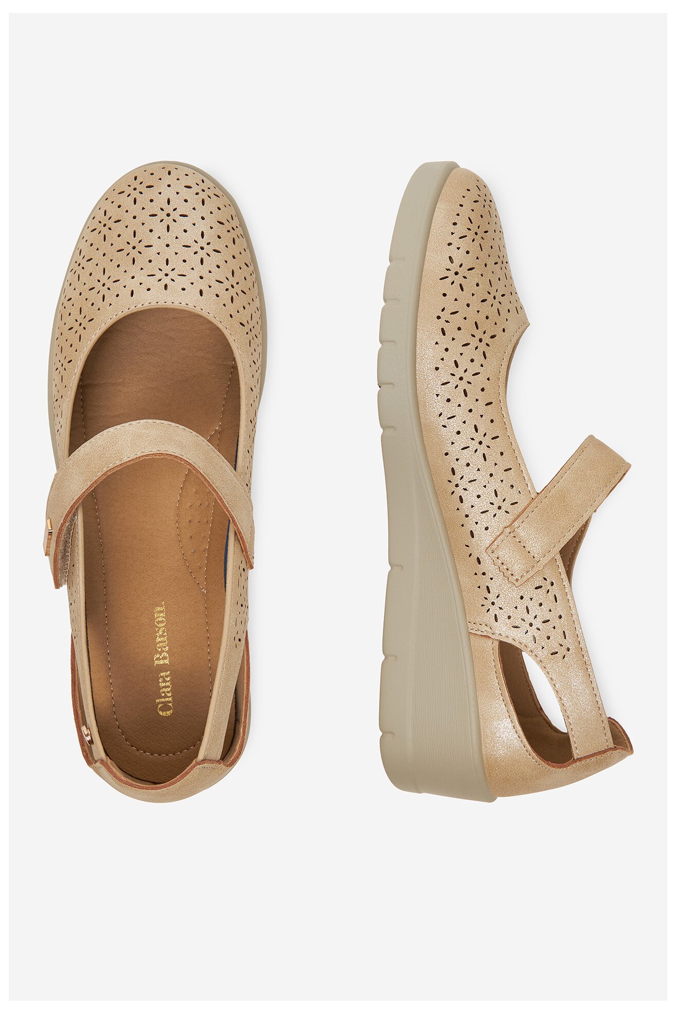 Pantofi casual Clara Barson WFA3588-1 BEJ