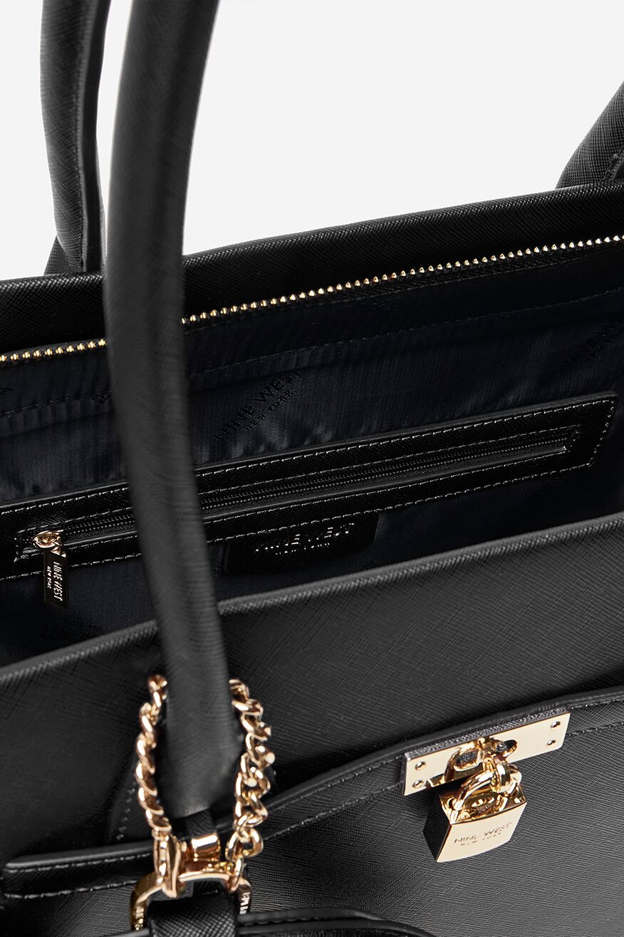 Дамска чанта NINE WEST ЧЕРЕН - 5906751259757