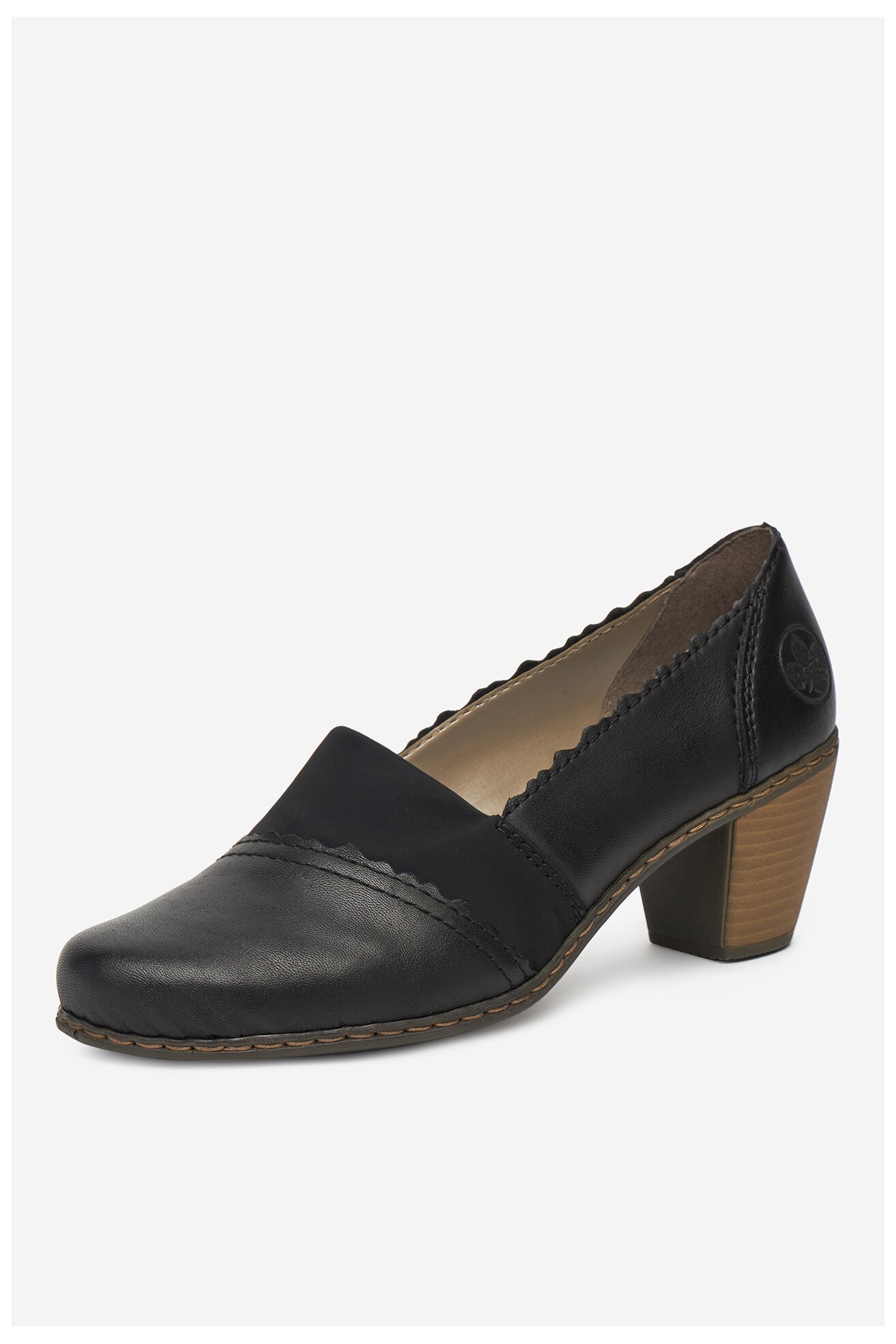 Елегантни обувки Rieker 40911-00 ЧЕРЕН