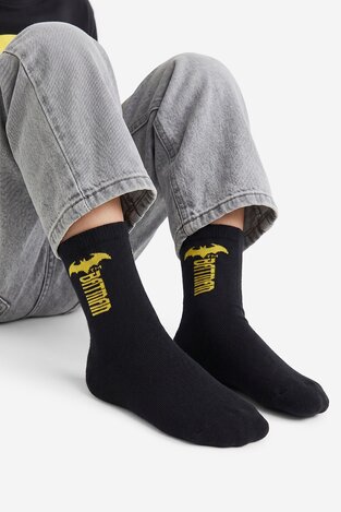 Шкарпетка Batman CEO-ACCCS-AW26-221WBBAT(3-PACK) ЧОРНИЙ
