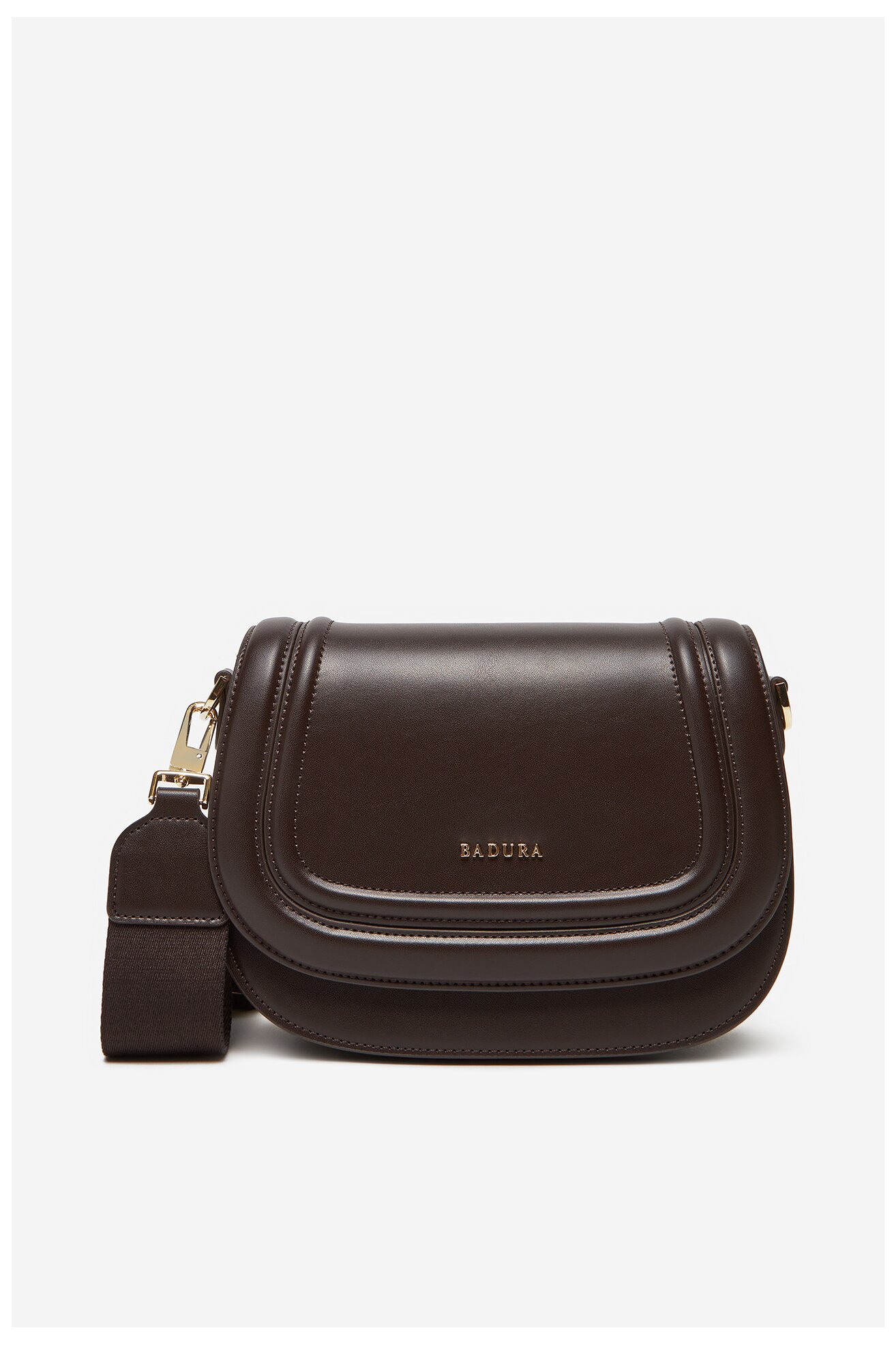 Kézitáska Badura WEN-1-01 SÖTÉTBARNA