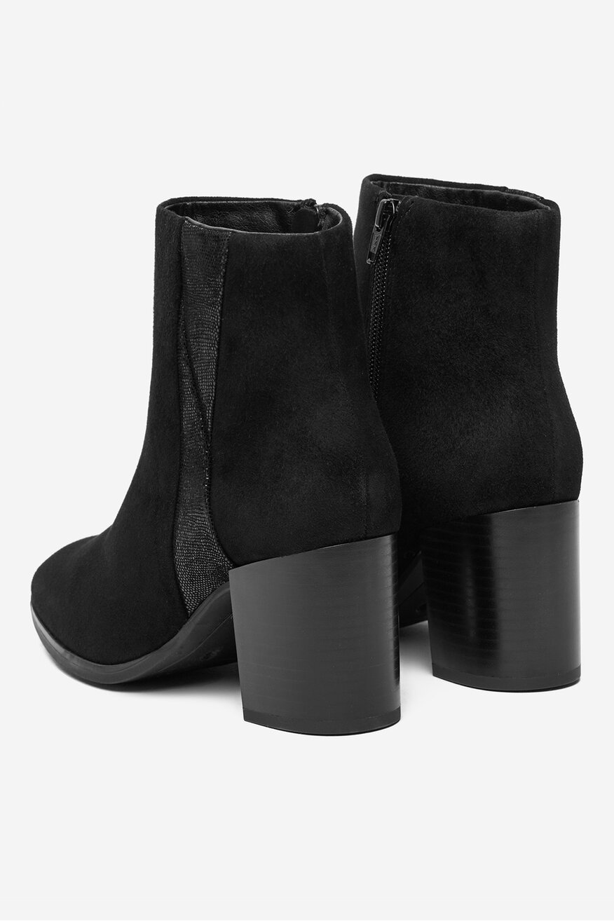 Lasocki - Botki zamszowe ocieplane - 5906751393116