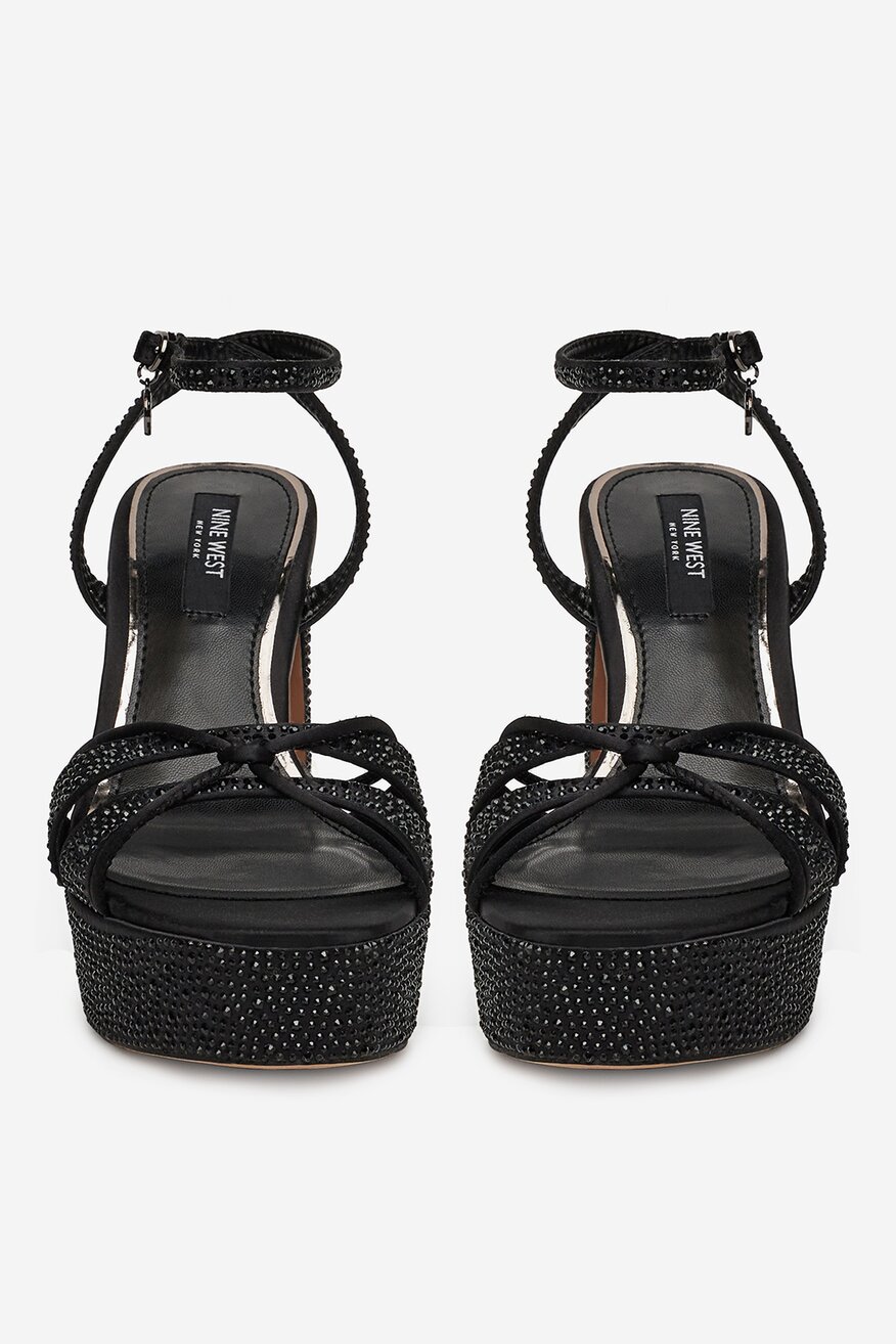 Sandály NINE WEST ČERNÁ - 5906751043776