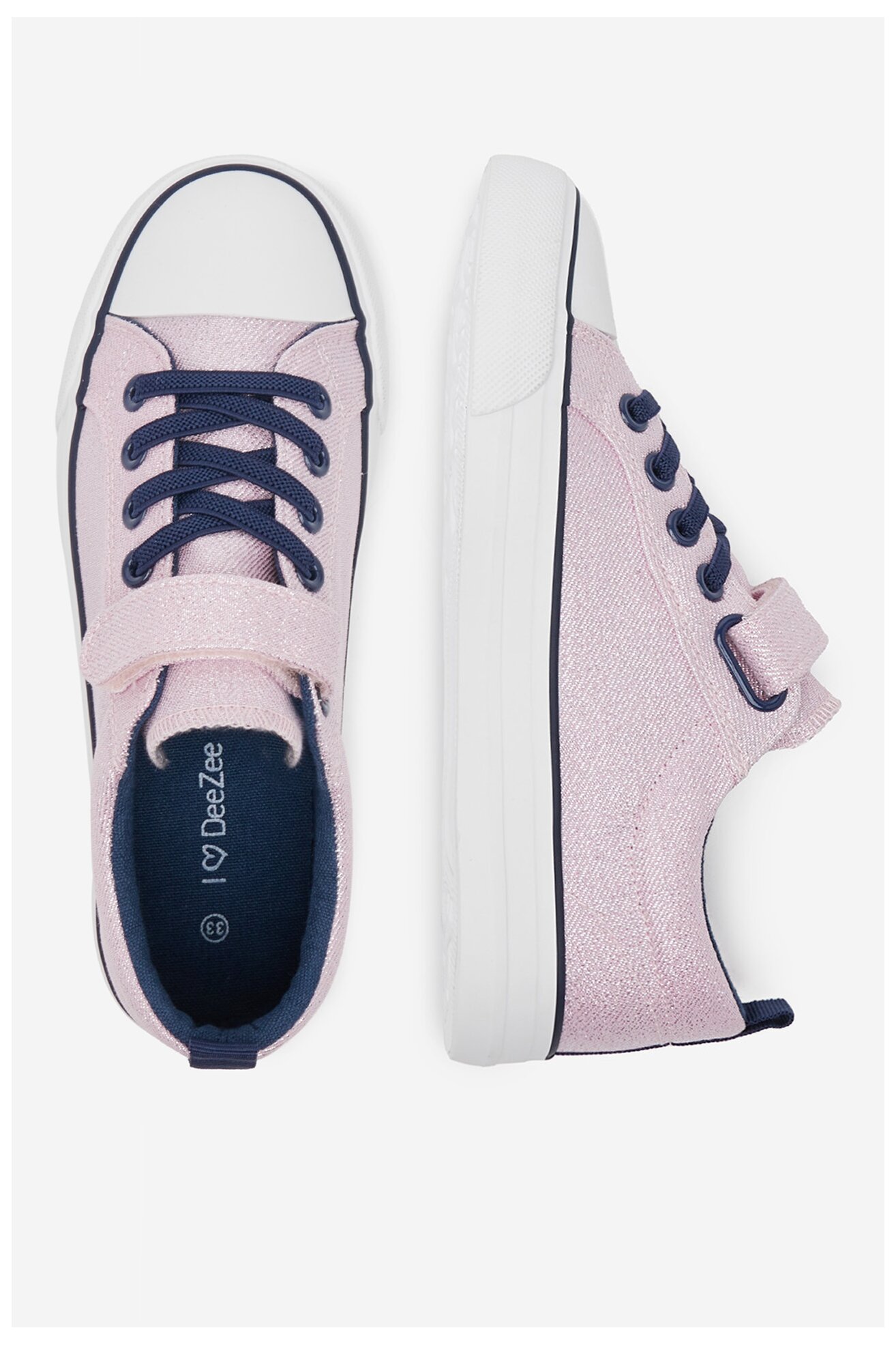 Plátěná obuv DeeZee CEO-CSS20377-53 RŮŽOVÁ