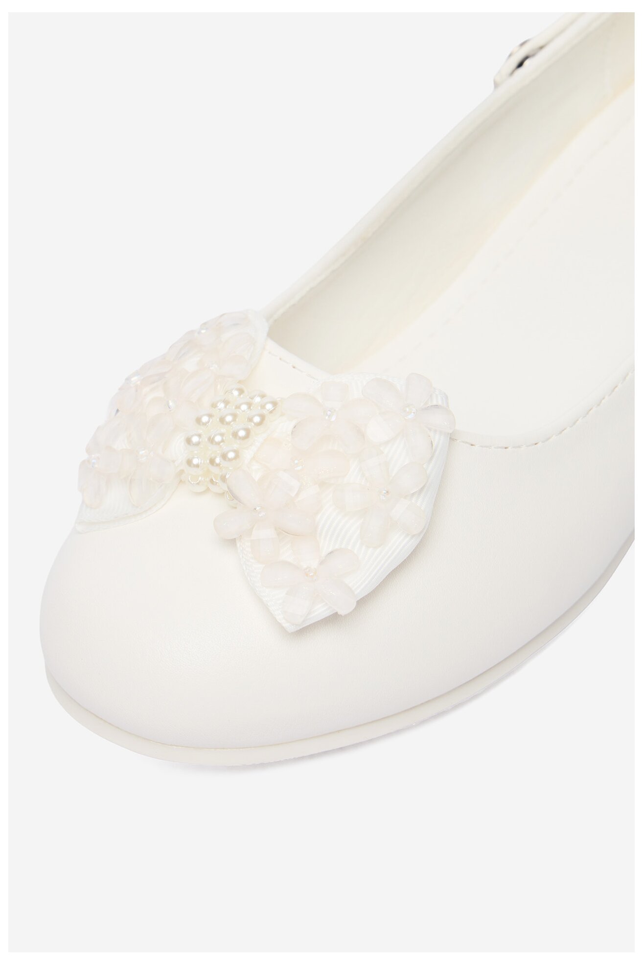 Baleriny Jenny CEO-CS23120-06 Biały