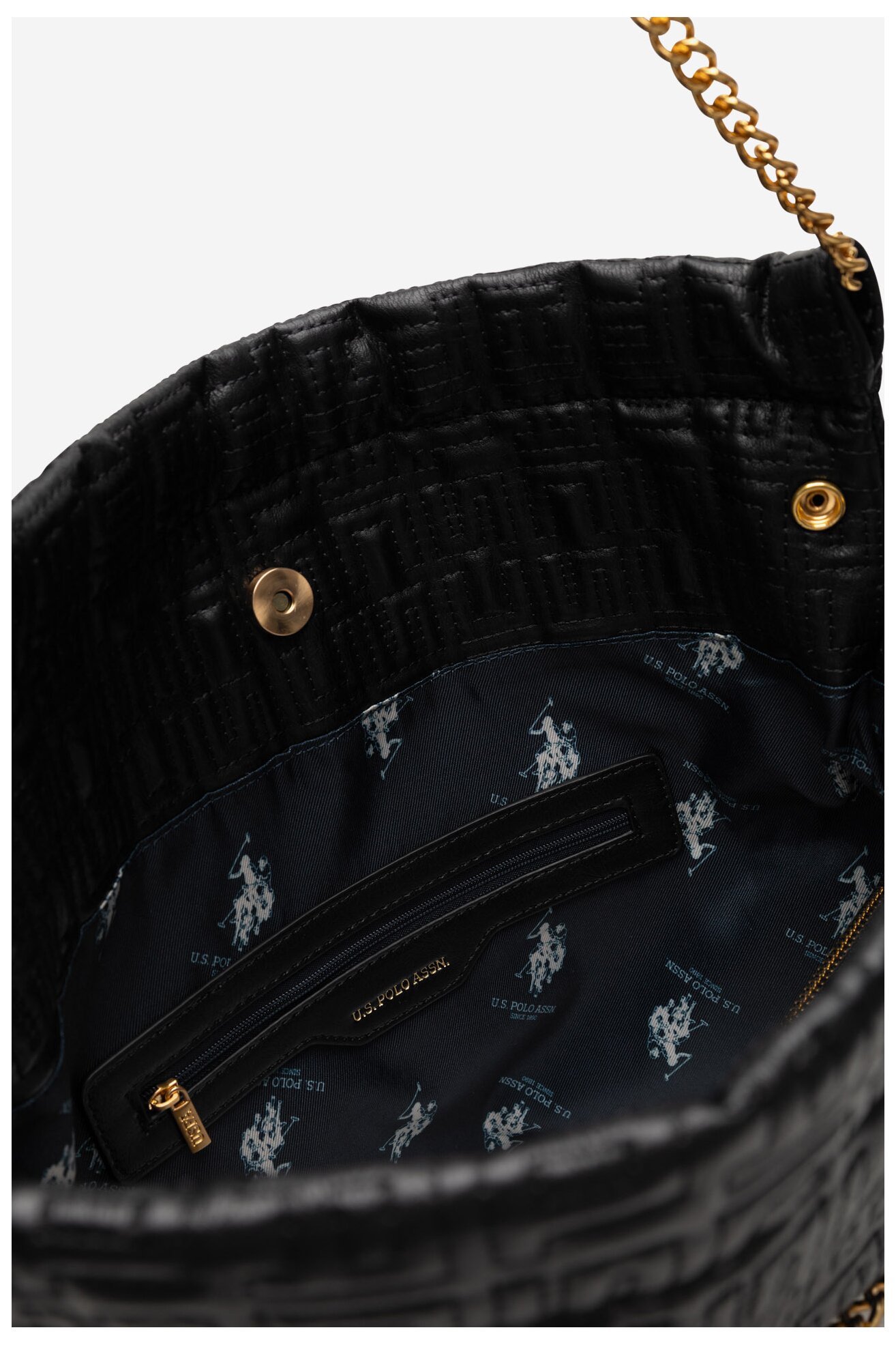 Дамска чанта U.S. POLO ASSN. BIUXT8405WVP ЧЕРЕН