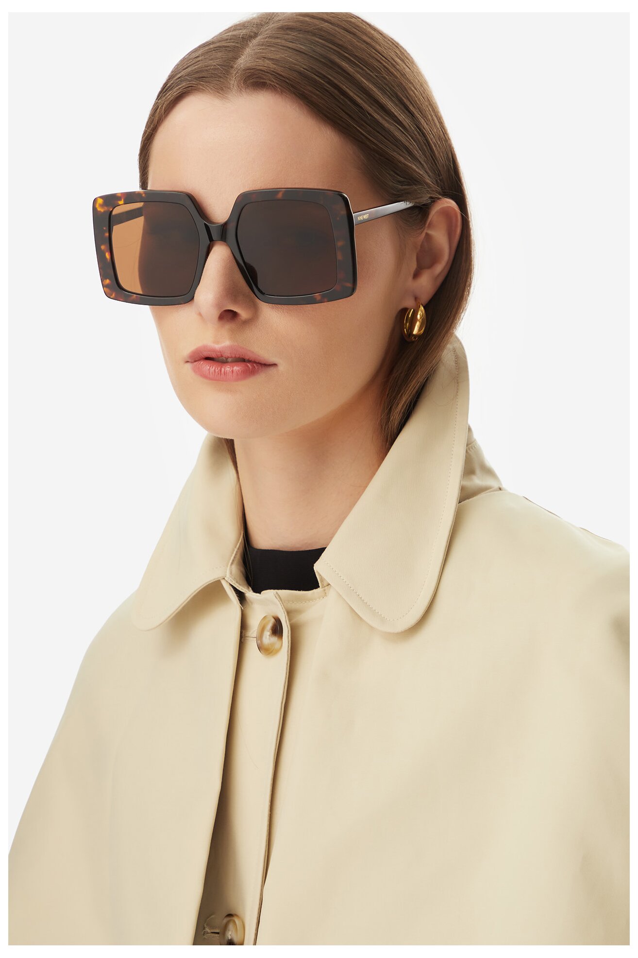 Okulary damskie NINE WEST CEO-NW6629S Camel