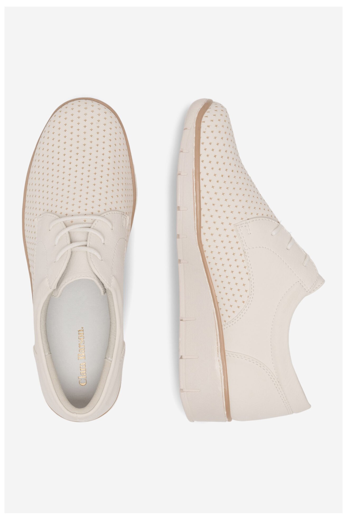 Sneakerși Clara Barson CEECEE WS6075-03 ALB