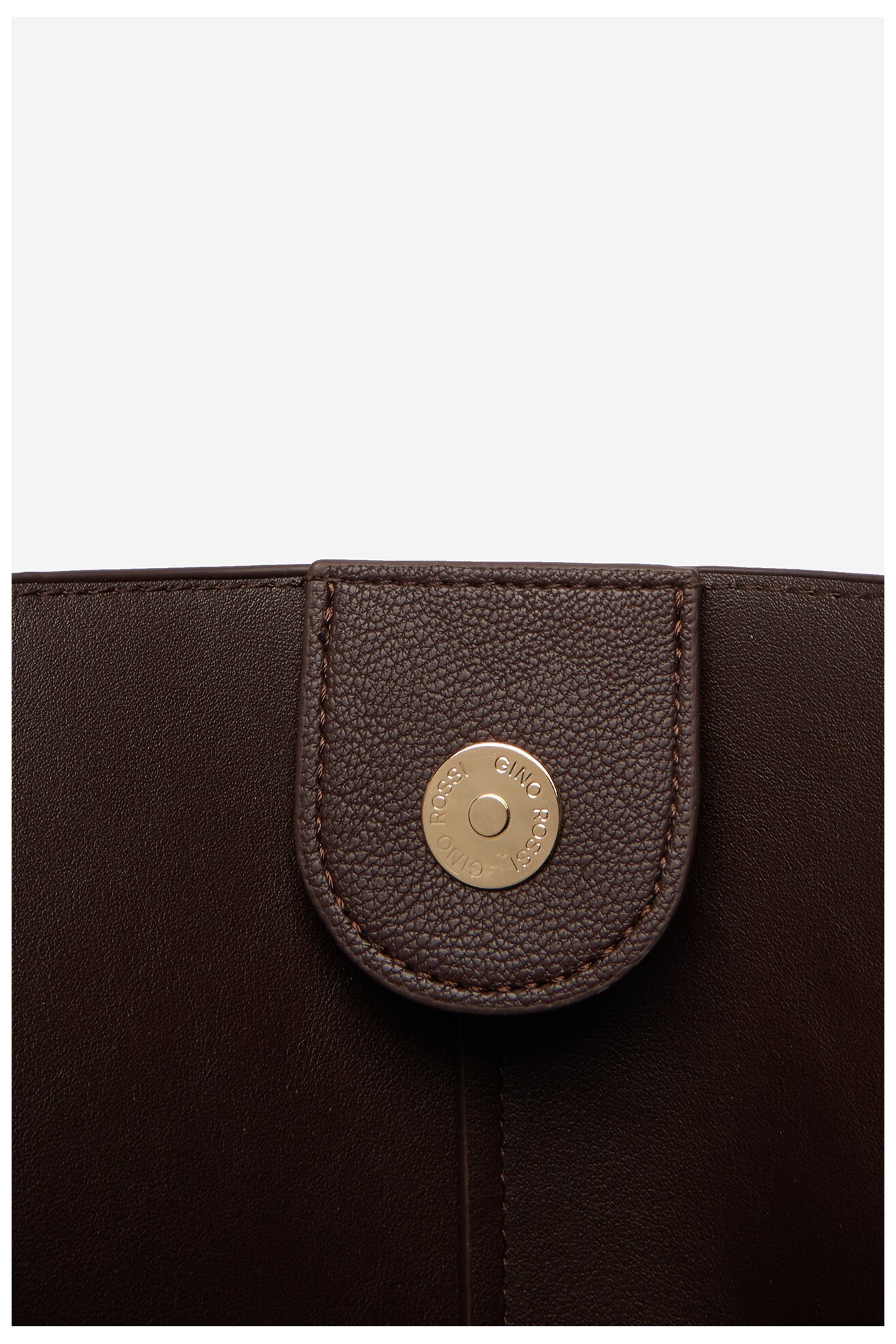 Сумка З Ремінцем Gino Rossi CEO-HADIJA-KY125 ТЕМНО-КОРИЧНЕВИЙ