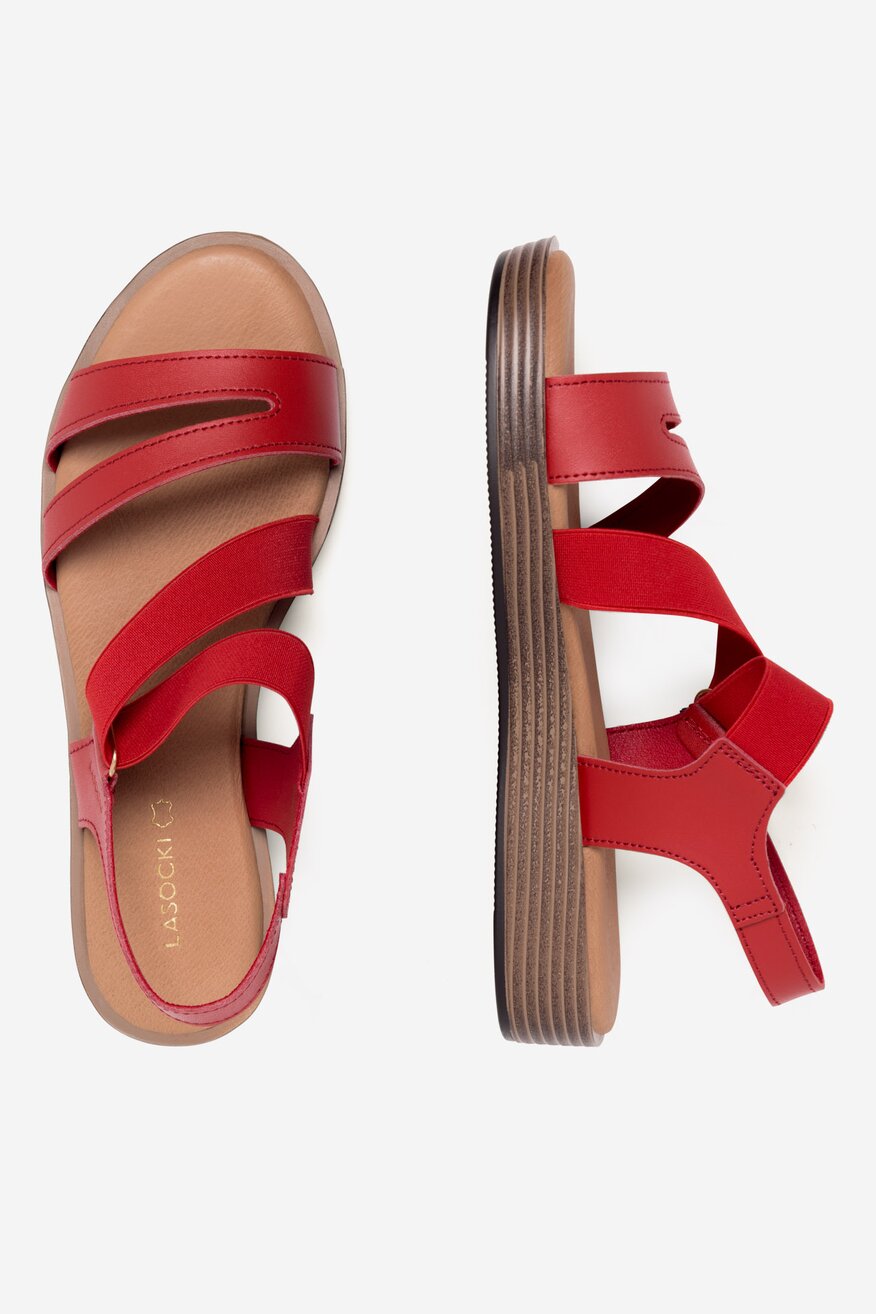 
                Lasocki - Sandały skórzane - 5905588553755