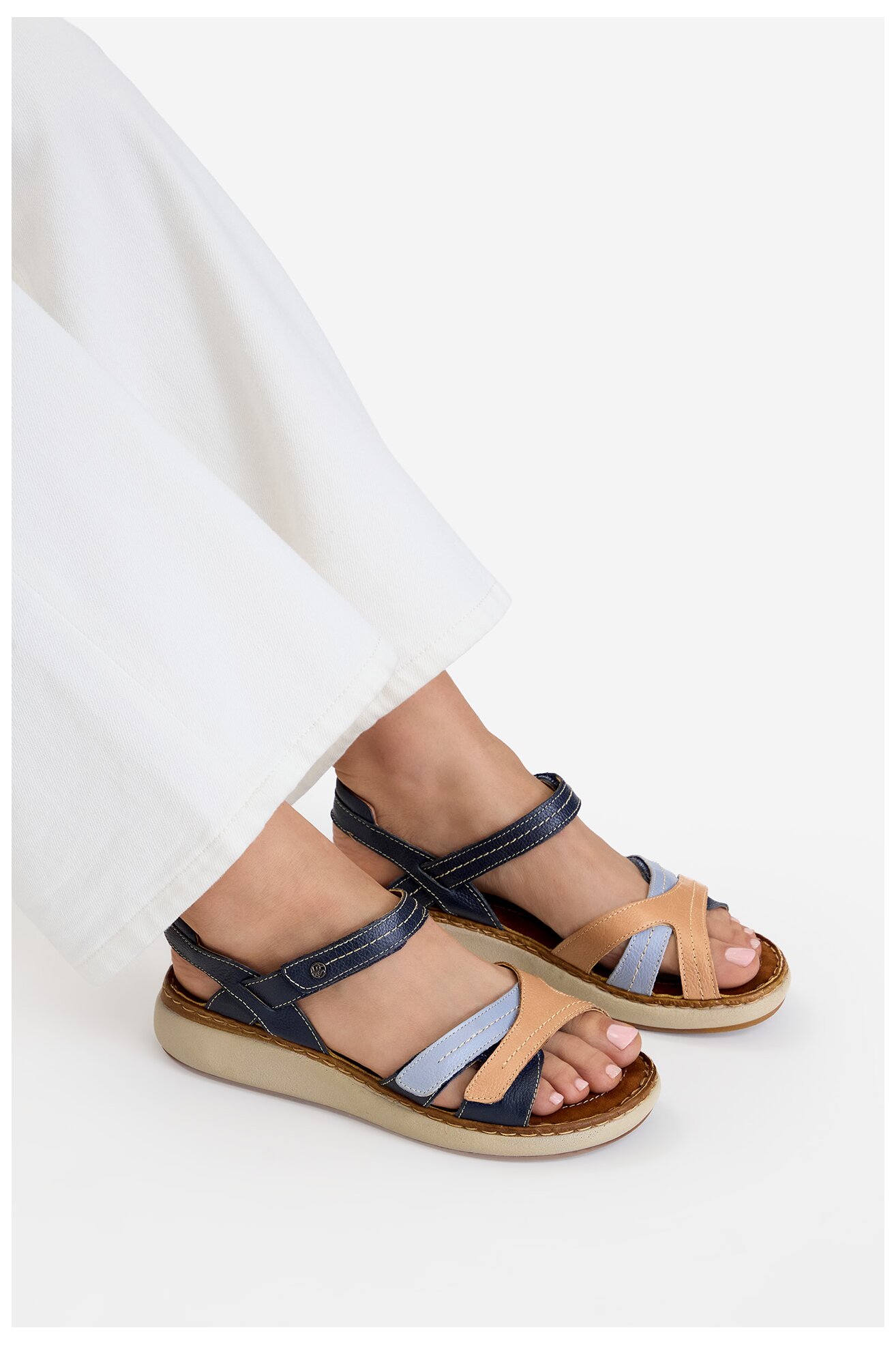 Sandale Lasocki CEO-WI23-TULIP-01 KOBALT PLAVA