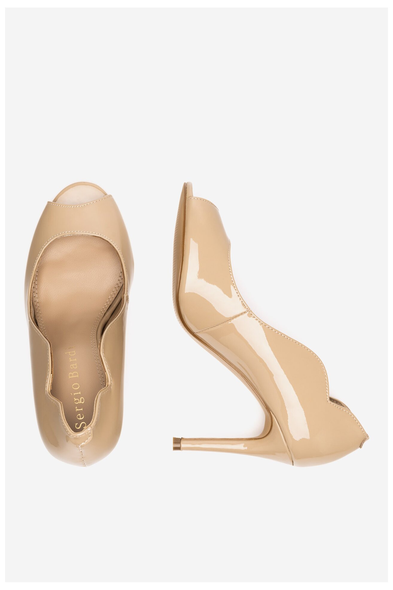 Lodičky Sergio Bardi WYL3308-4Z-SB BÉŽOVÁ