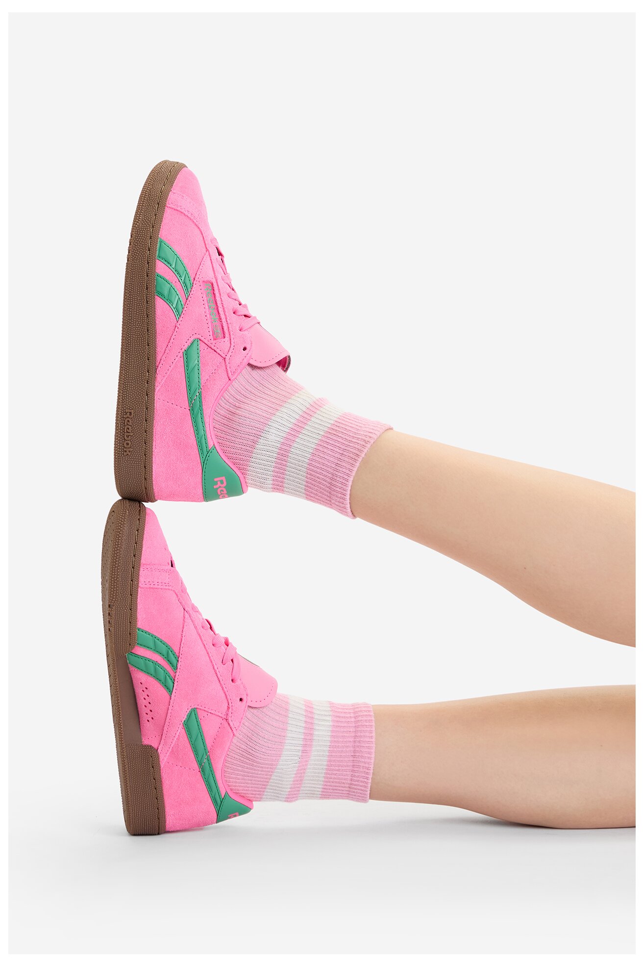 Sportcipő Reebok EO-CLUB C GROUNDS UK 100229526 RÓZSASZÍN