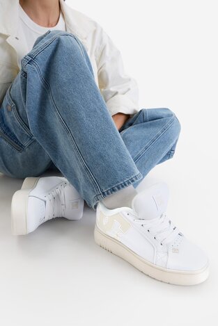 Кросівки спортивні DC Shoes EO-COURT GRAFFIK PLATFORM DC02422102 БІЛИЙ
