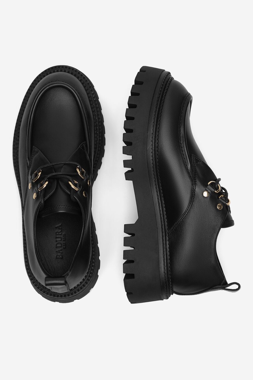 Badura - Półbuty skórzane - 5905588787075