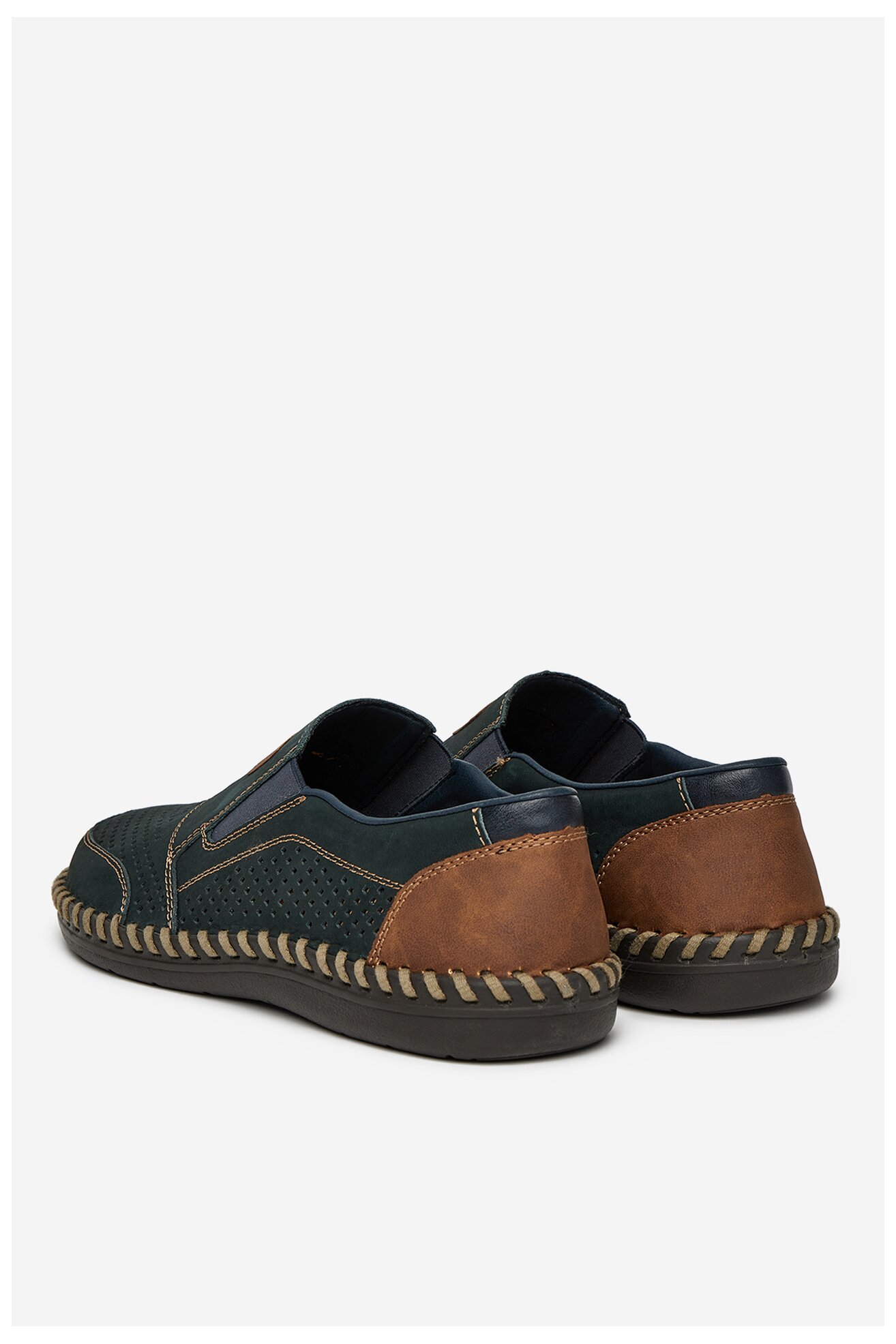 Półbuty Rieker B2466-14 Granatowy