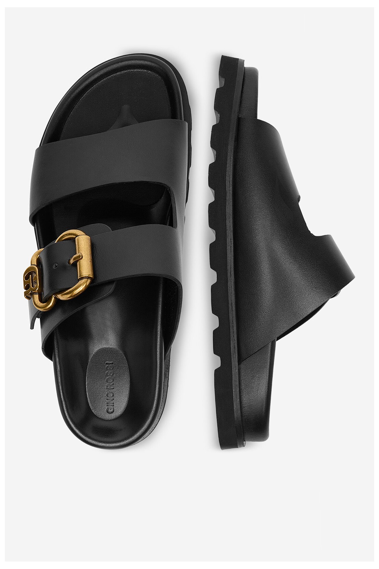 Klapki Gino Rossi 4781-25 Czarny