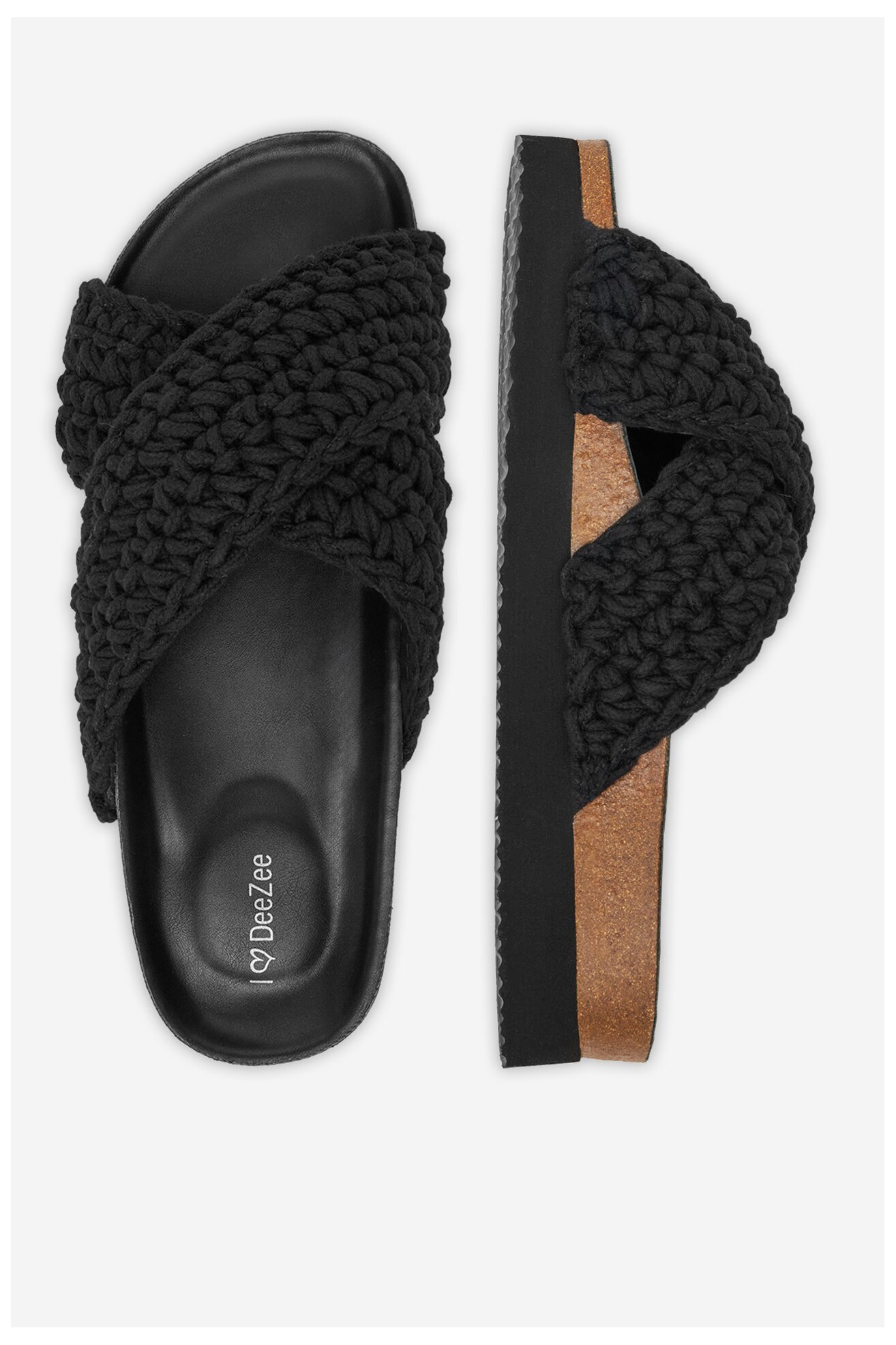 Șlapi DeeZee MXCR-211 NEGRU