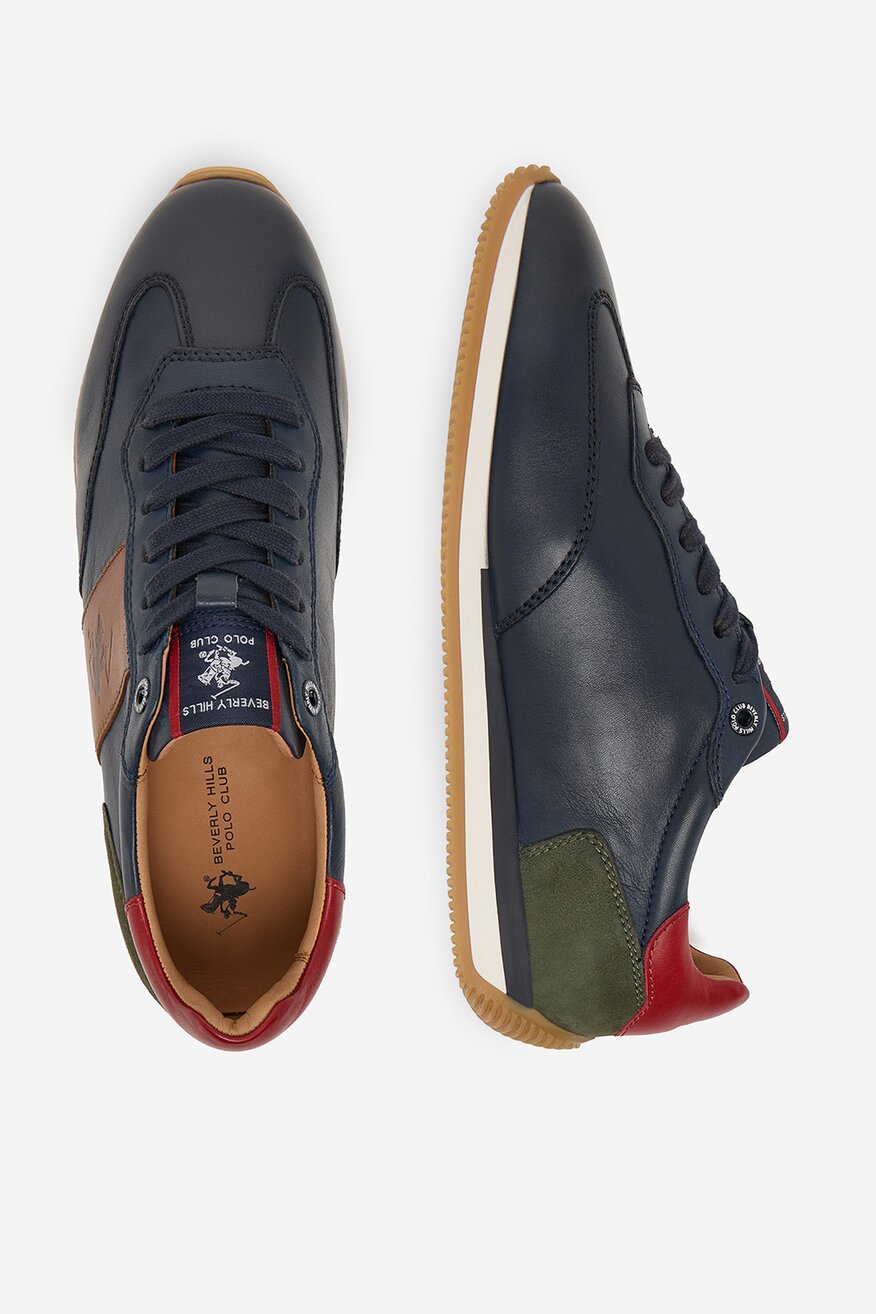 Beverly Hills Polo Club - Sneakersy skórzane - 5907964014072
