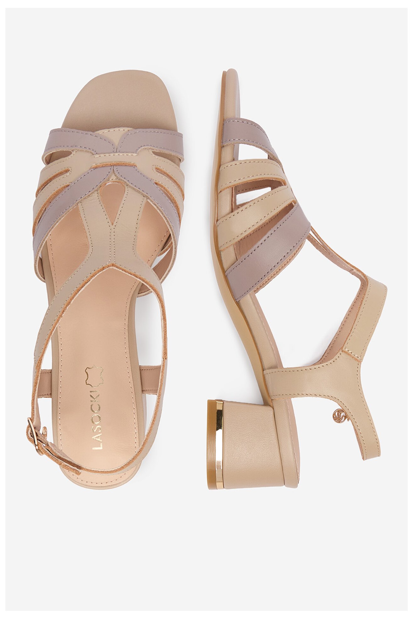 Sandały Lasocki CEO-25F575-1 Beżowy