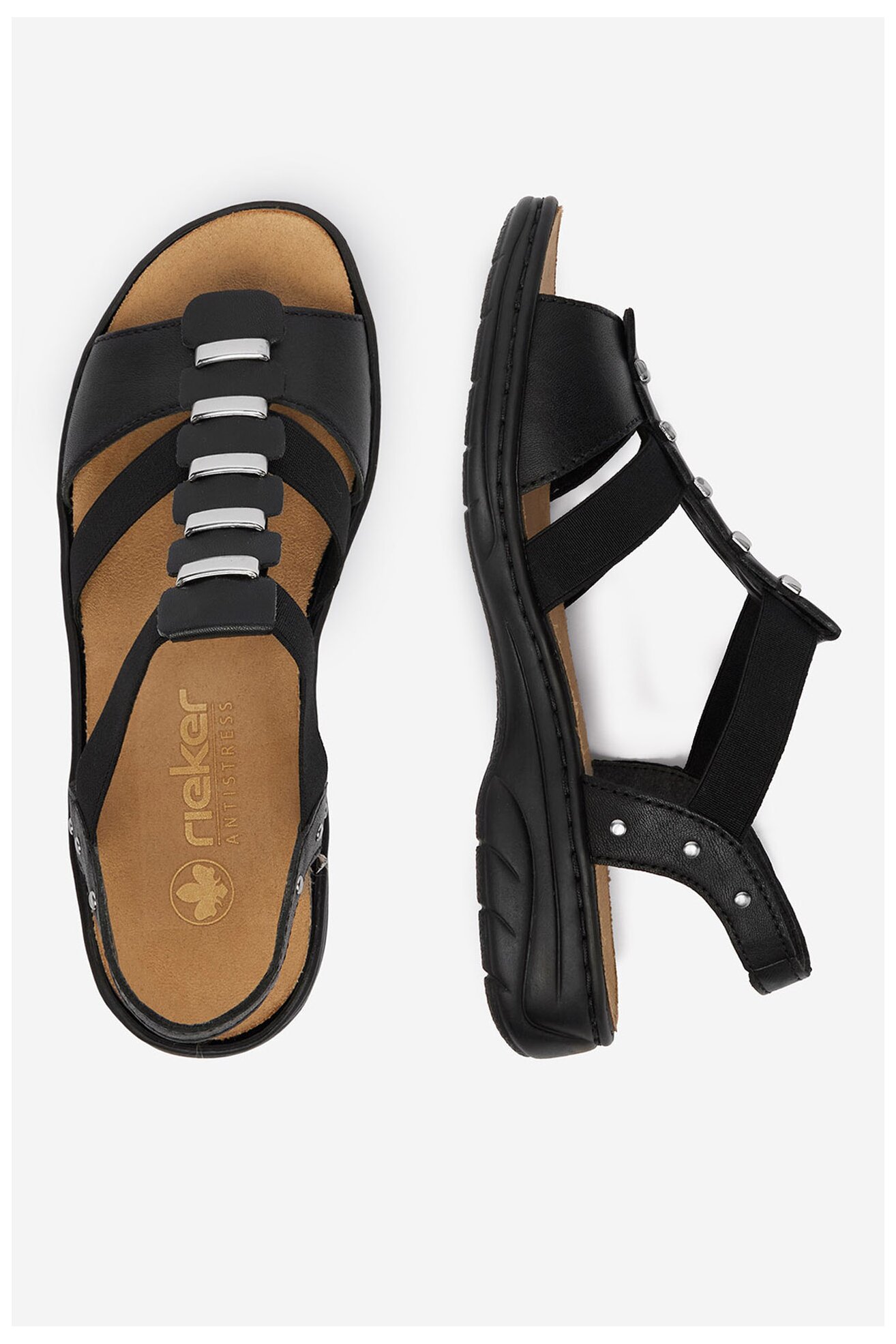 Sandały Rieker CEO-64580-00 Czarny