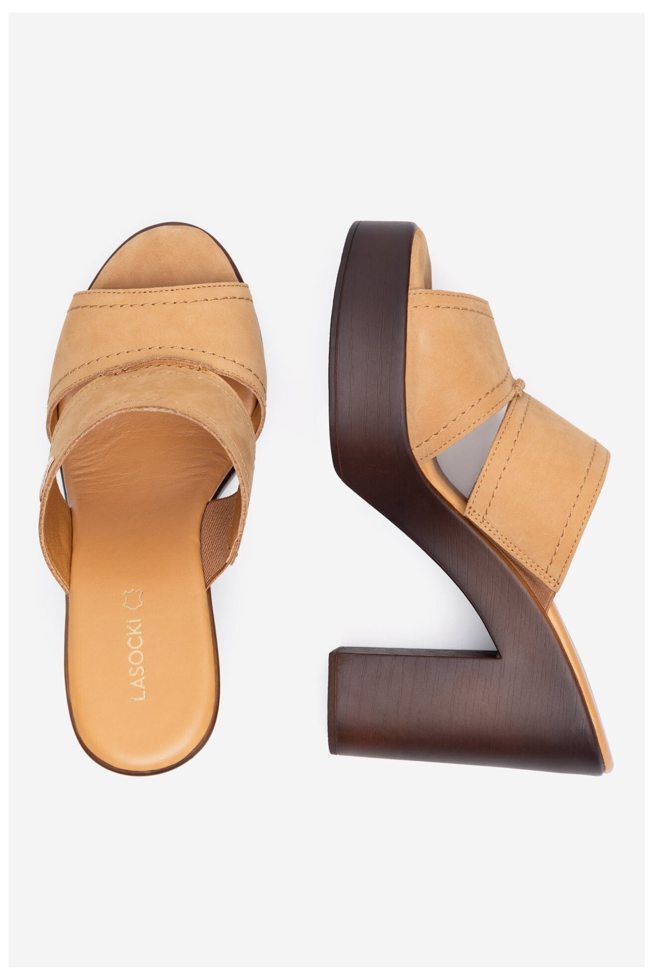 Klapki Lasocki BOLONIA EST-2026-02 Camel