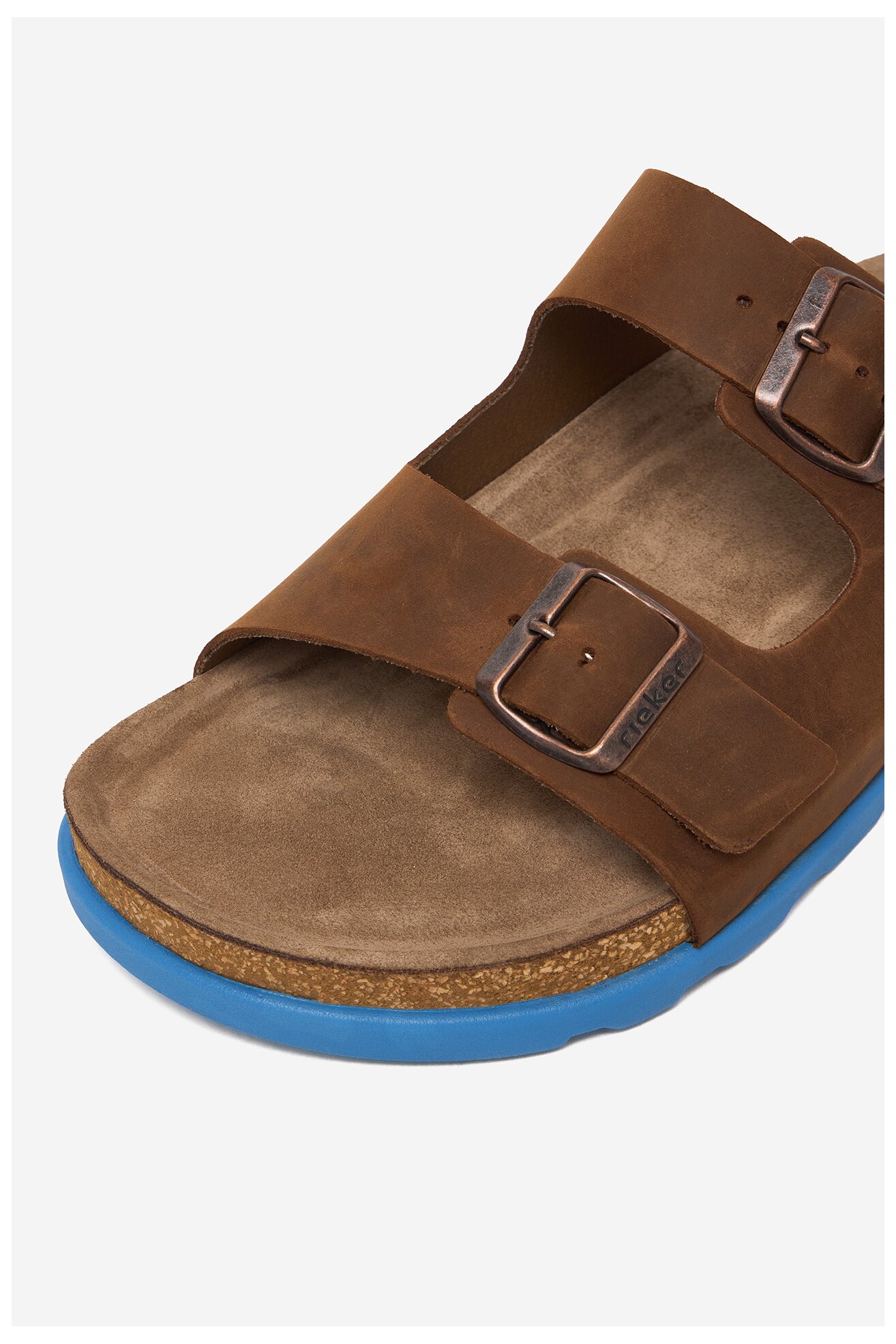 Klapki Rieker CEO-21190-28 Brązowy