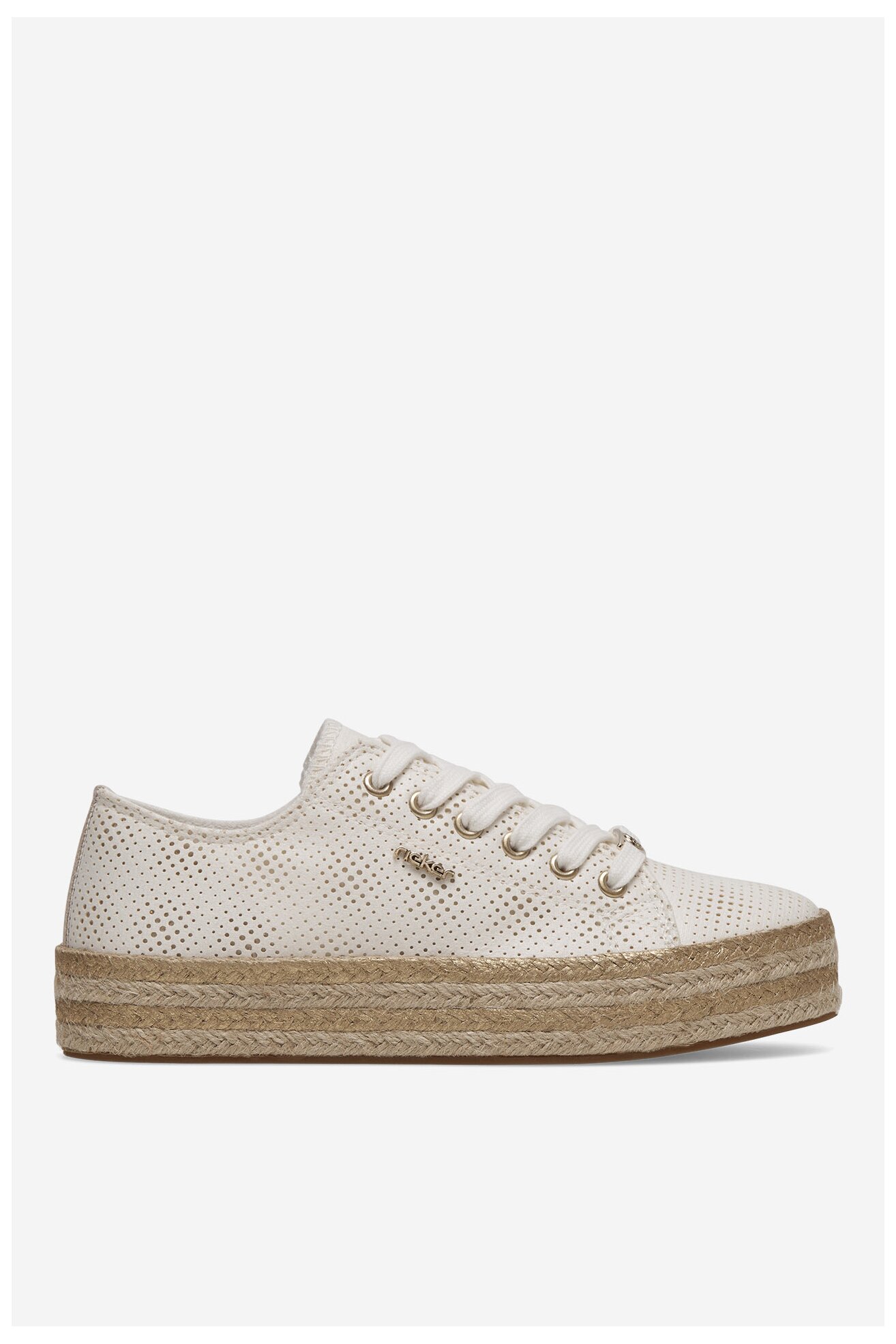 Espadryle Rieker 94005-80 Biały