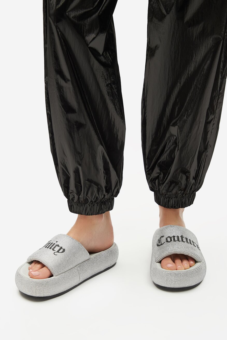 Juicy Couture - Klapki na platformie - 5906751063293