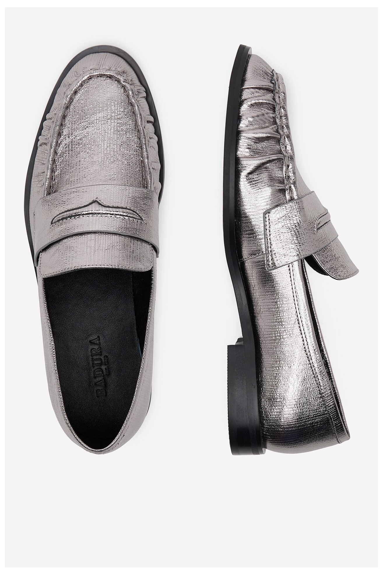 Mokasyn Badura LILAC-SLT152SK Srebrny