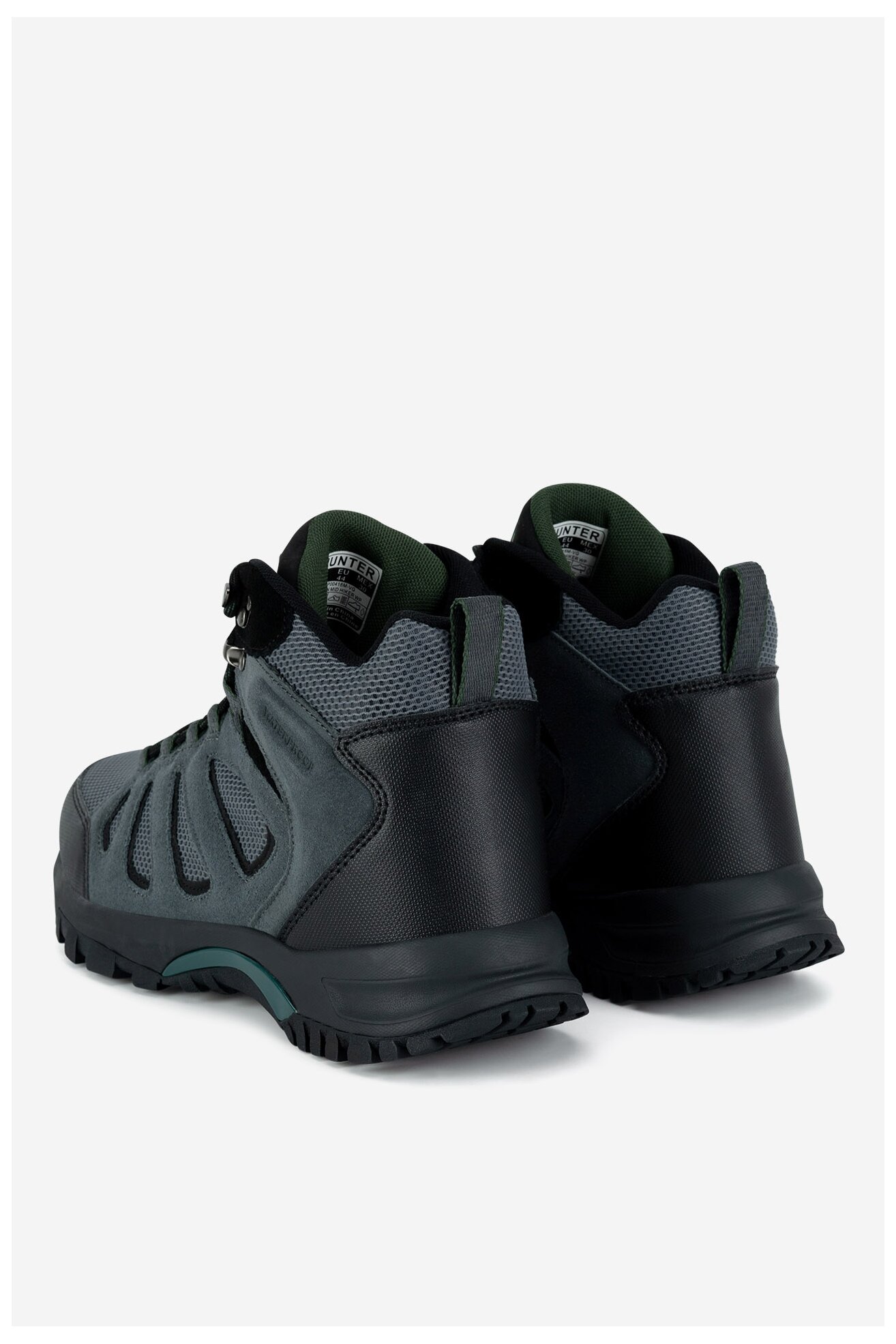 Túracipő HUNTER MASON MID HIKER WP SZÜRKE