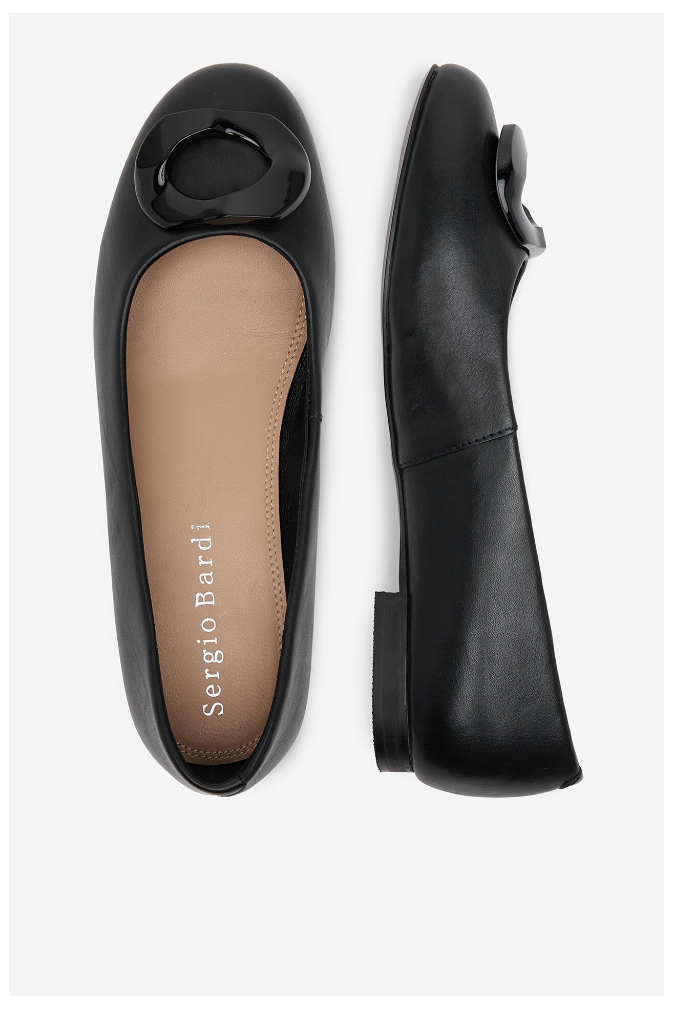 Baleriny Sergio Bardi WYL3692-2Z-SB Czarny