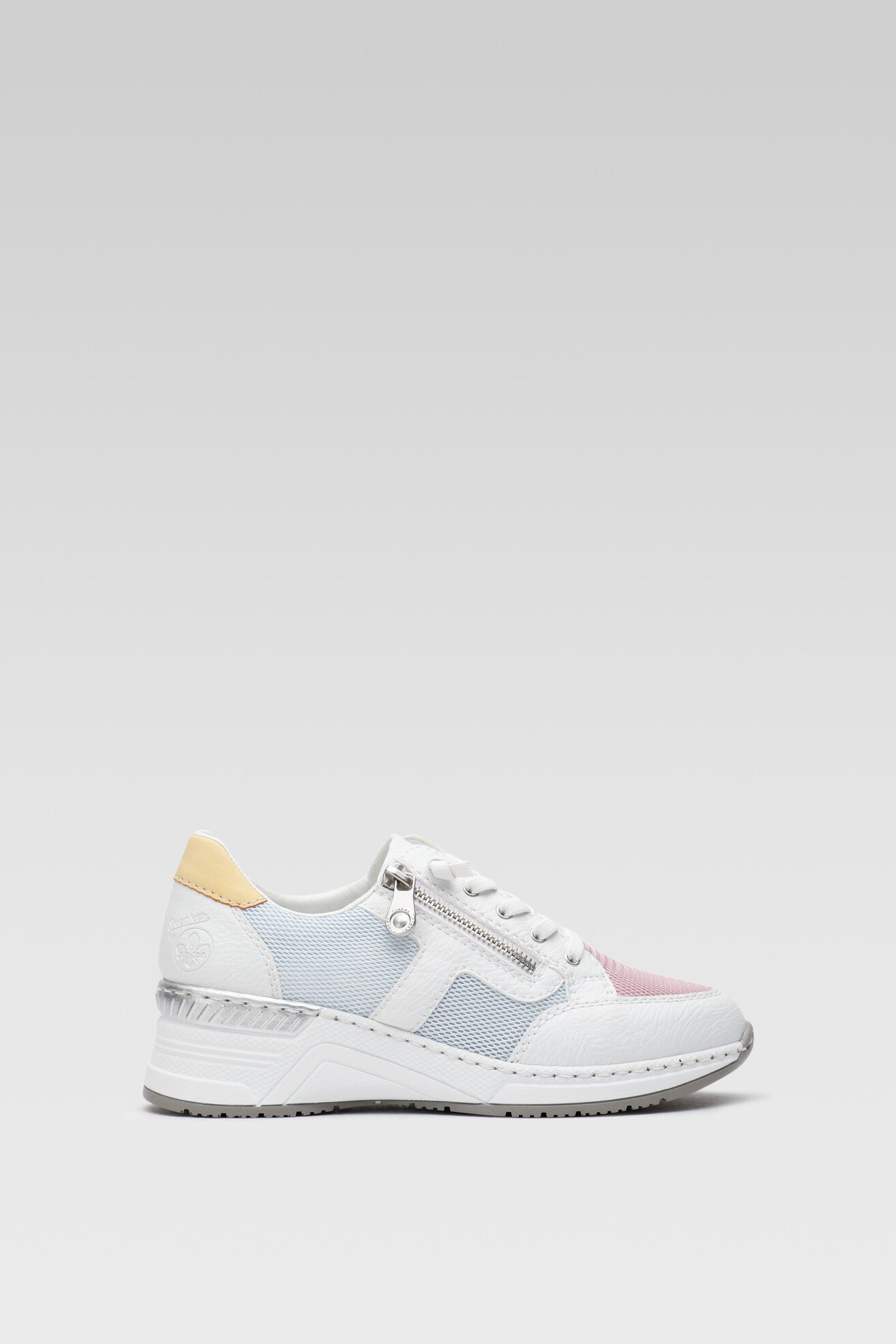 Półbuty Rieker N4359-90 Biały