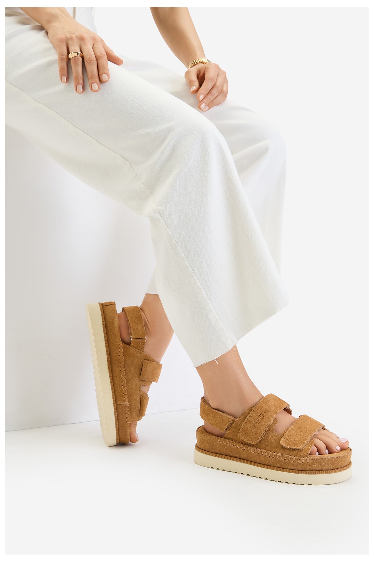 Сандали Badura C-ALEXIA-ABA-C001 ТЪМНОБЕЖОВ